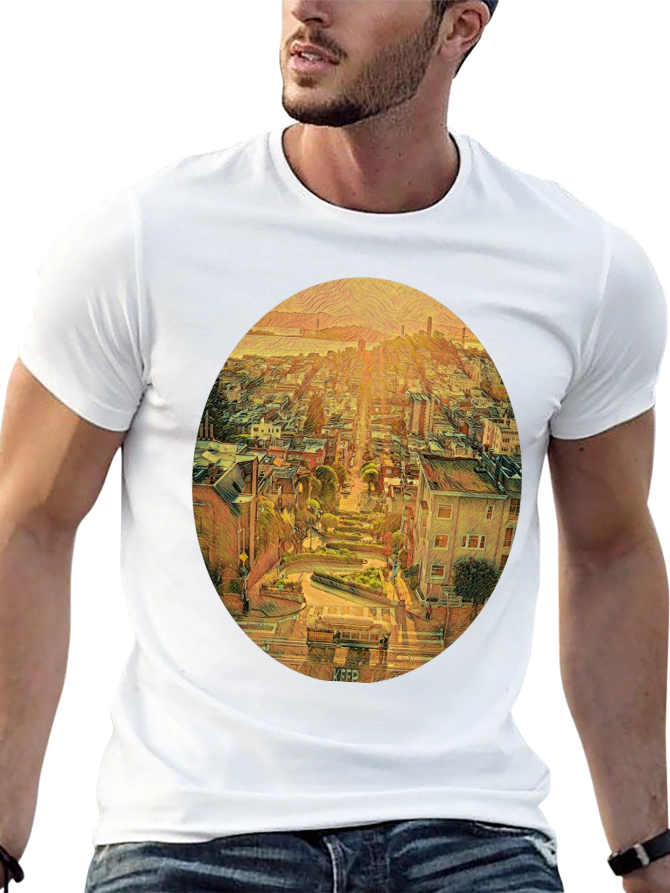 San Francisco Lombard Street Art T-Shirt