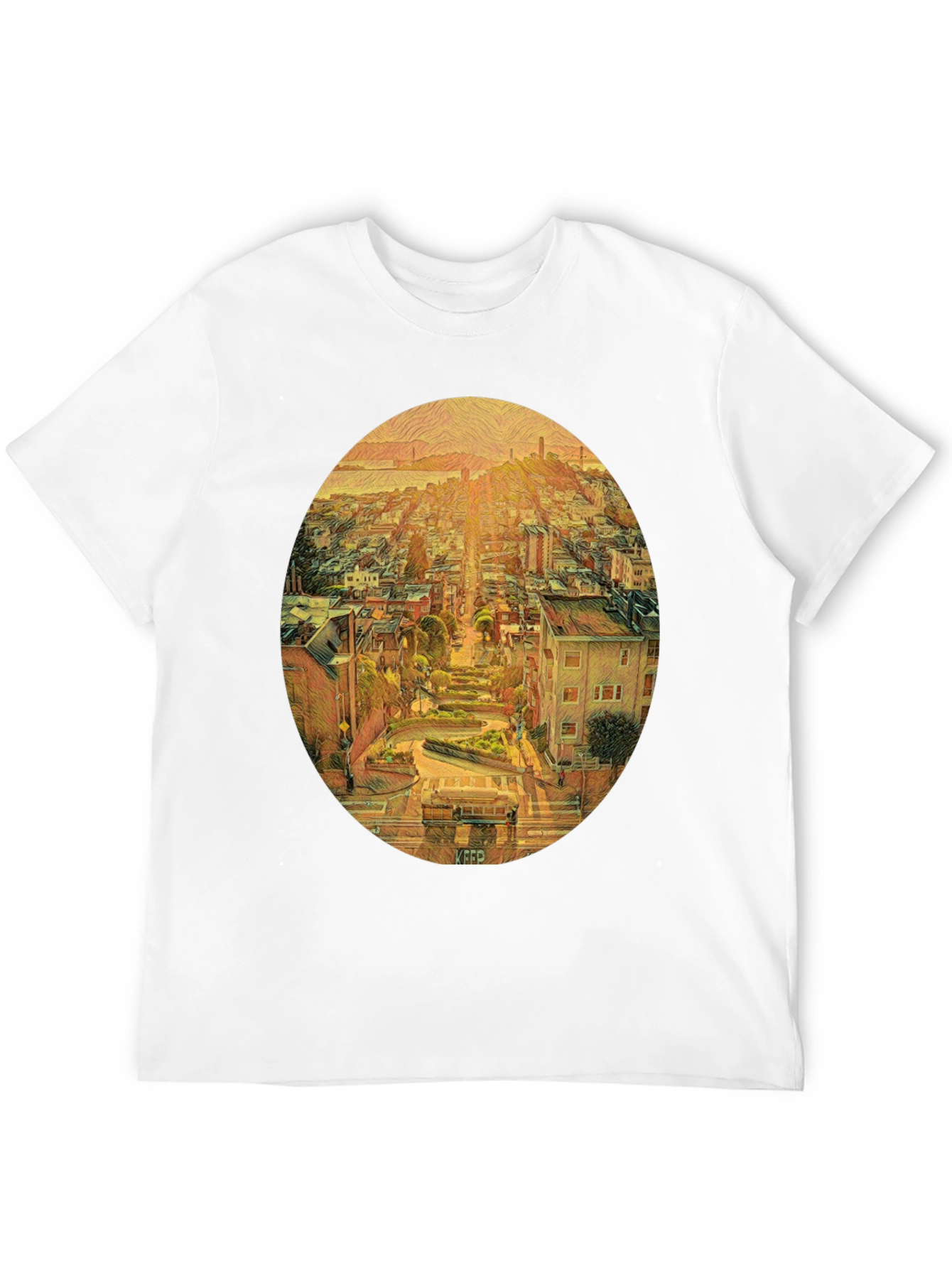 San Francisco Lombard Street Art T-Shirt