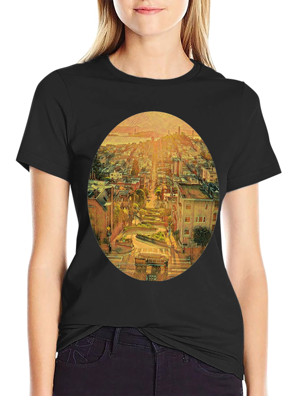 San Francisco Lombard Street Art T-Shirt