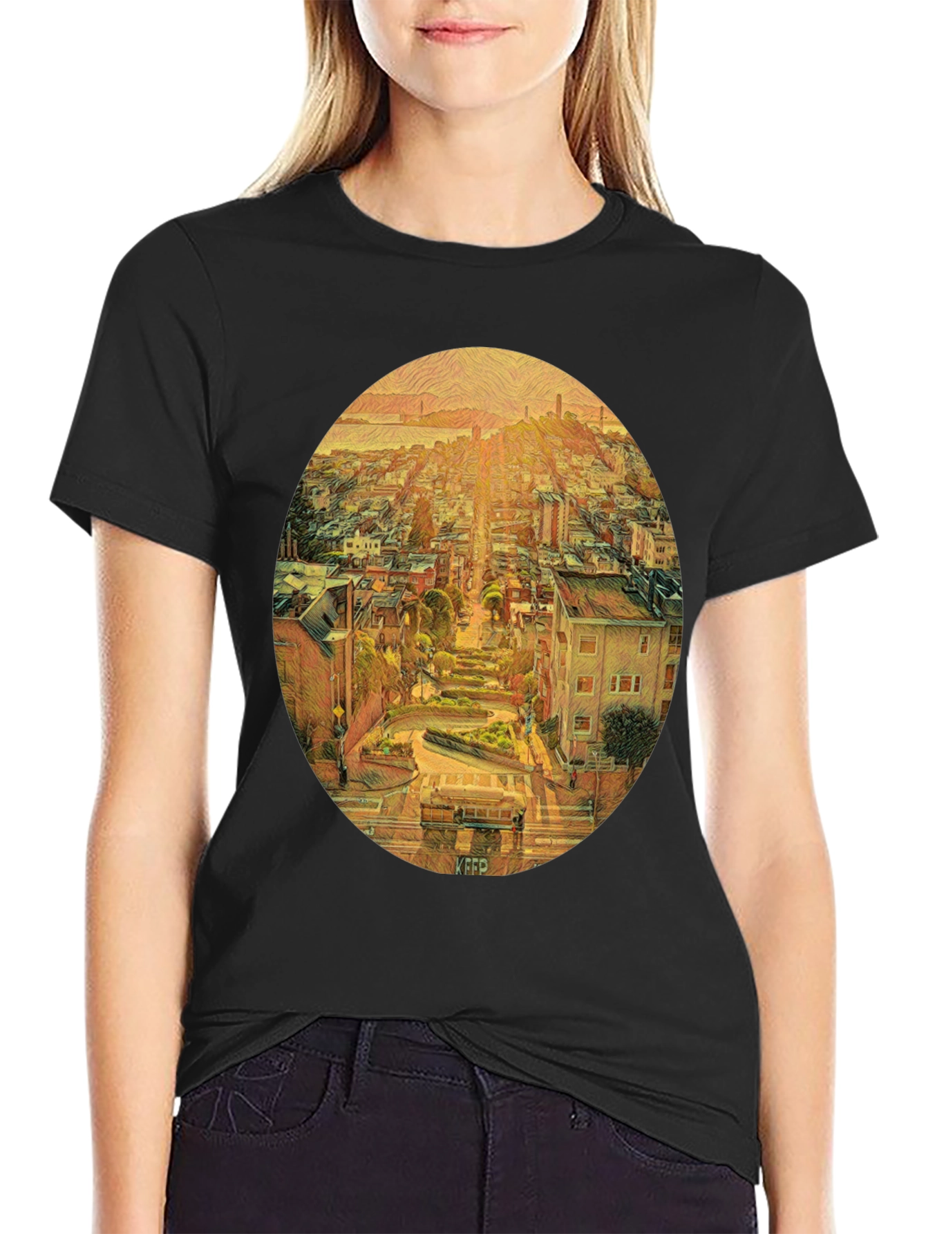 San Francisco Lombard Street Art T-Shirt
