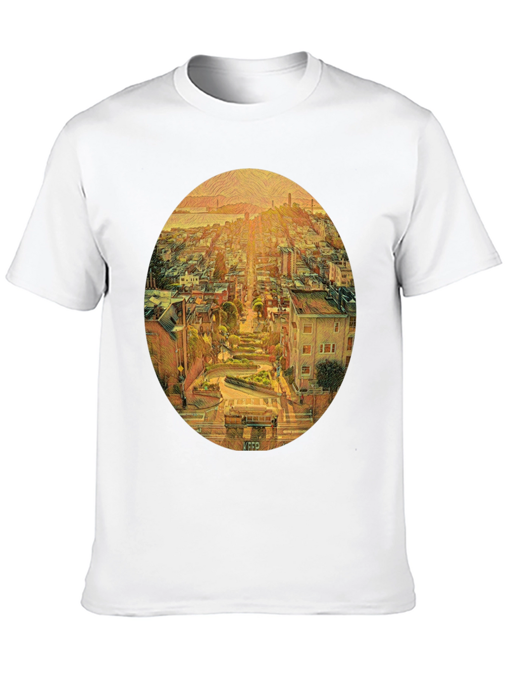 San Francisco Lombard Street Art T-Shirt