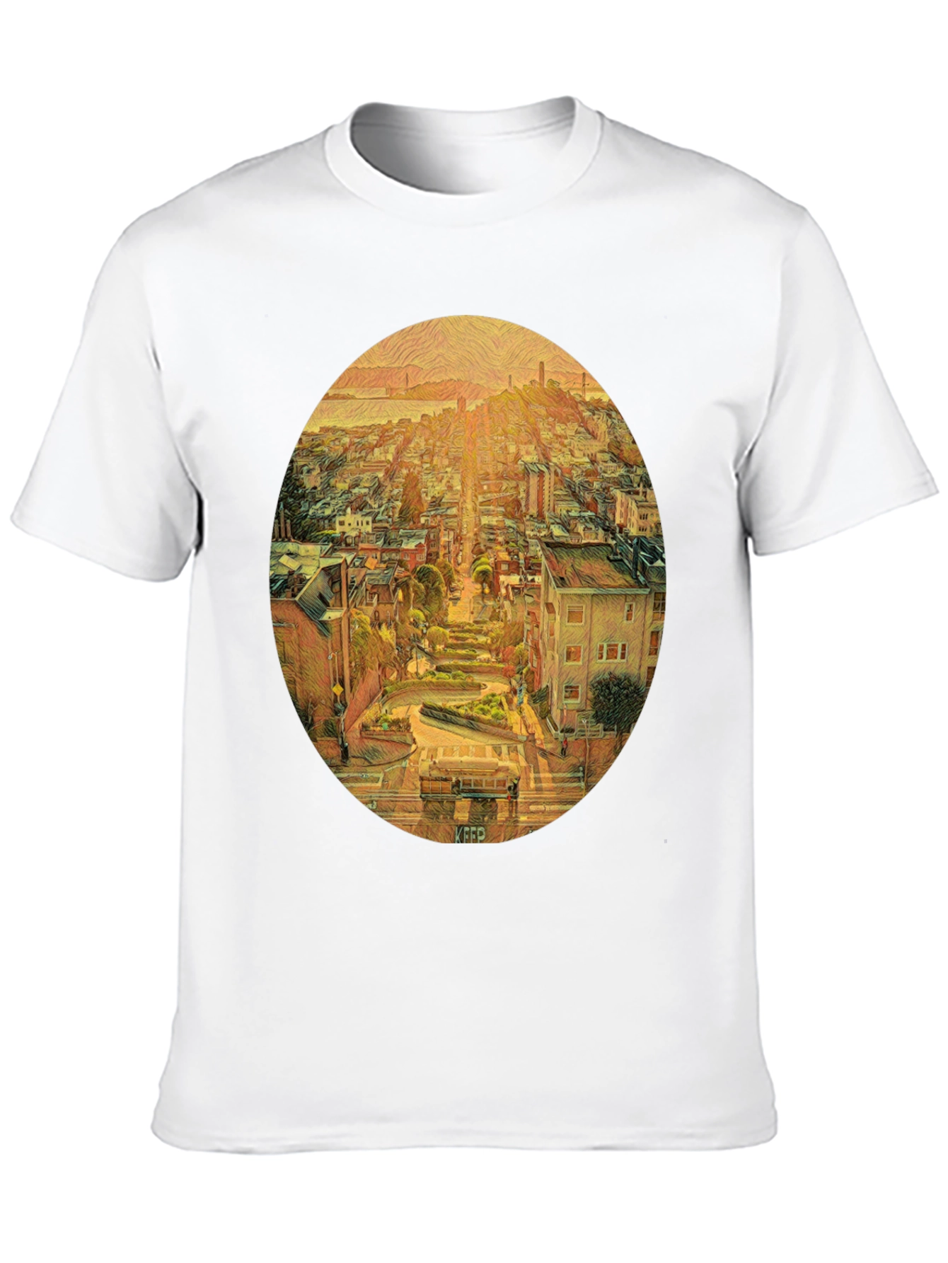 San Francisco Lombard Street Art T-Shirt