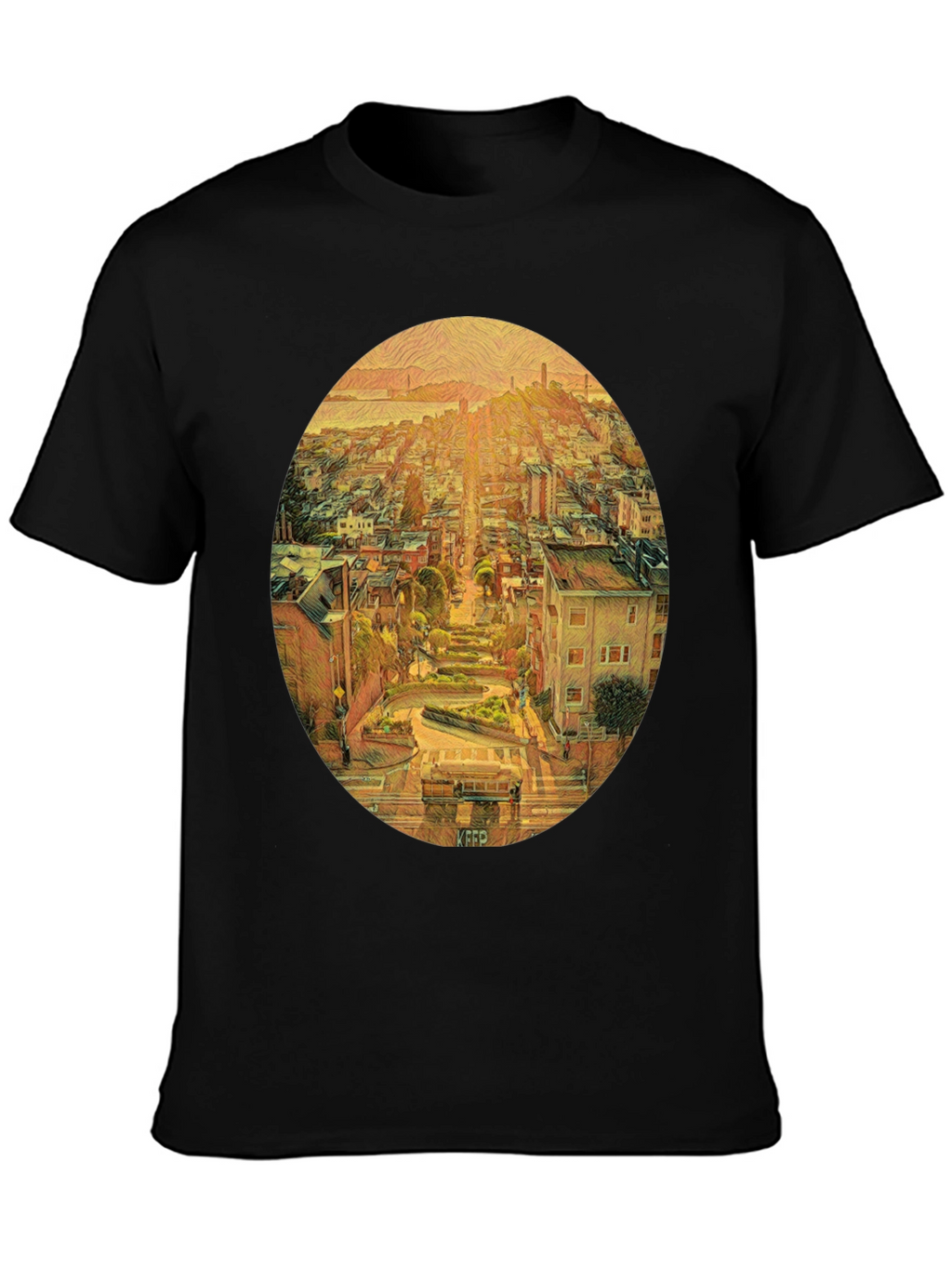 San Francisco Lombard Street Art T-Shirt