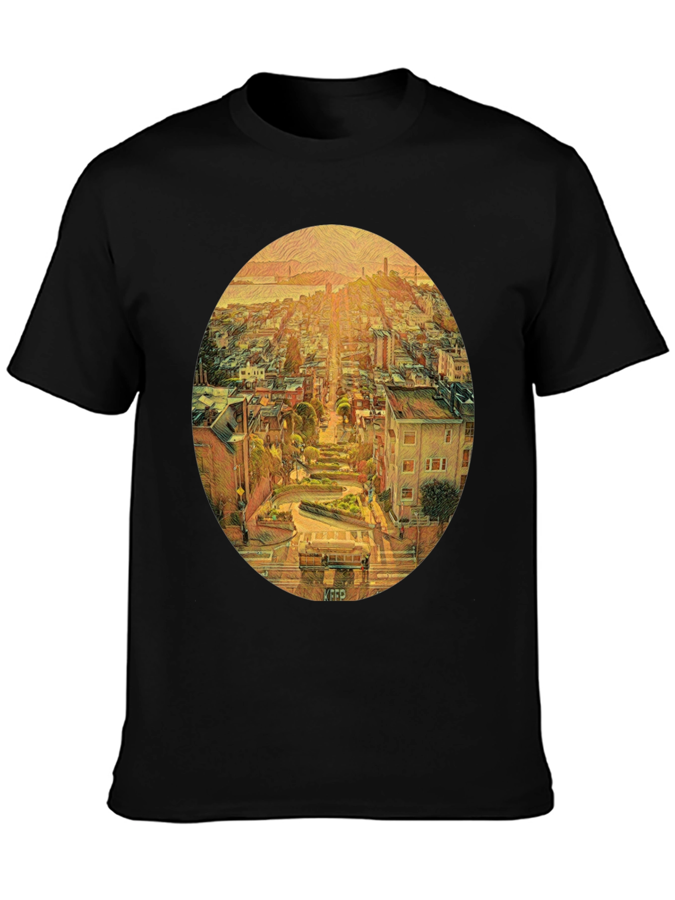 San Francisco Lombard Street Art T-Shirt