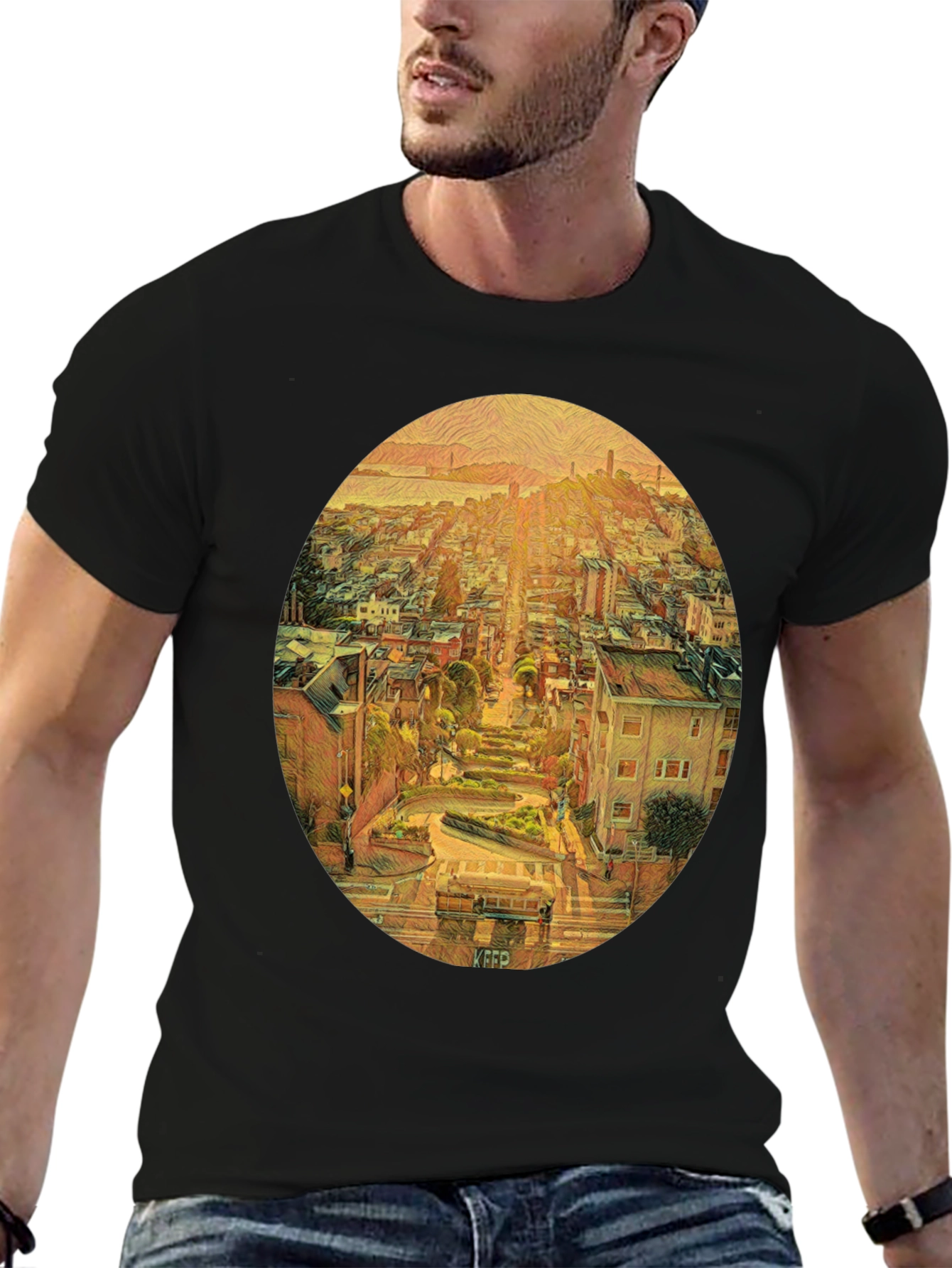 San Francisco Lombard Street Art T-Shirt