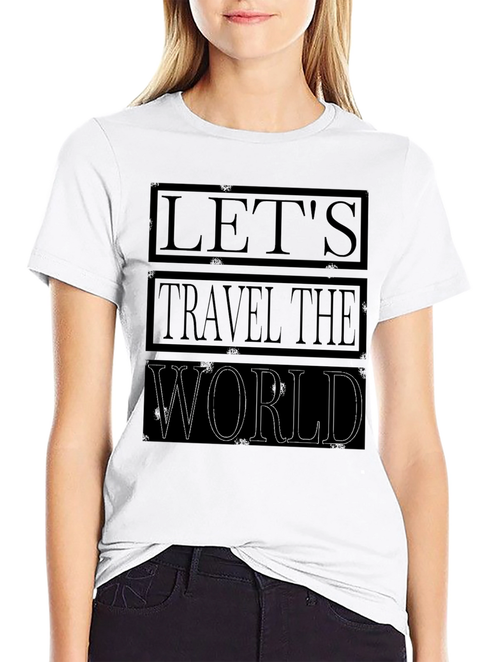 Lets Travel the World Graphic T-Shirt
