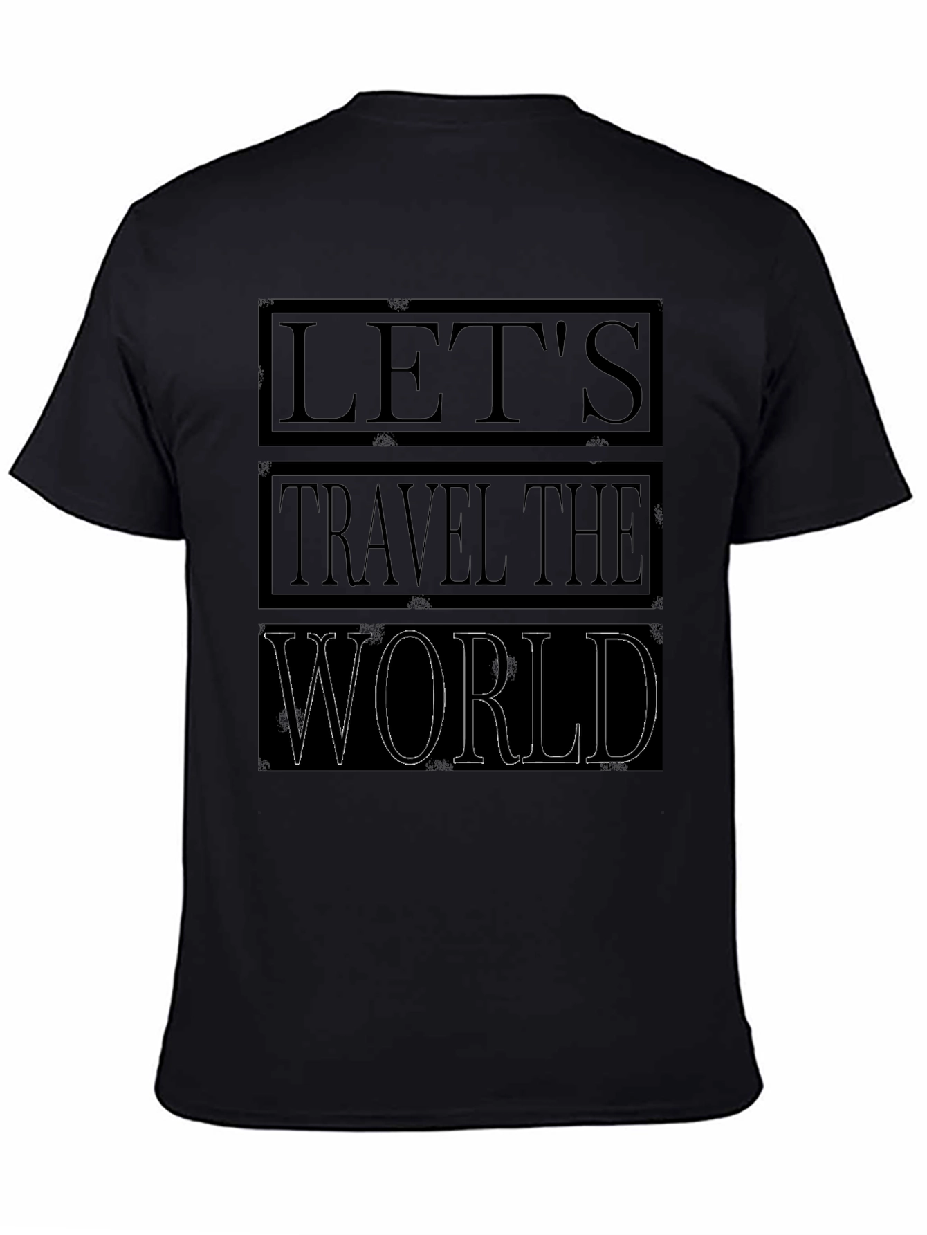 Lets Travel the World Graphic T-Shirt