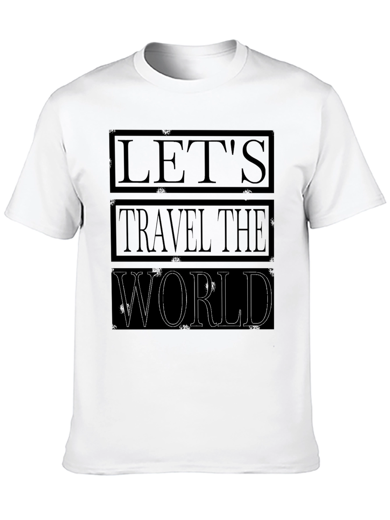 Lets Travel the World Graphic T-Shirt
