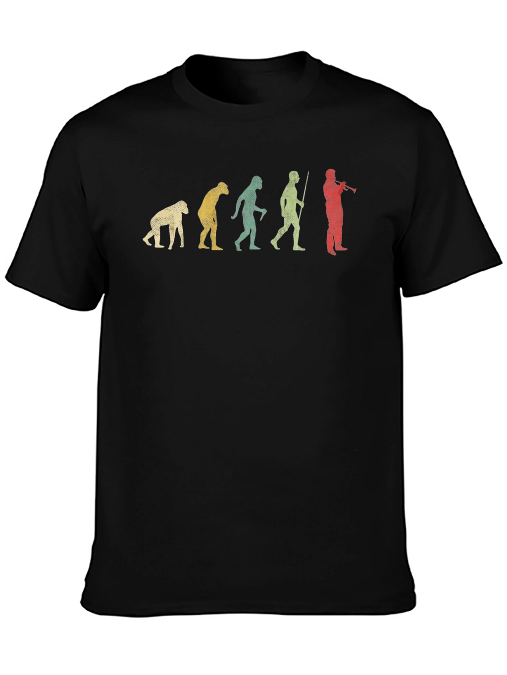 Evolution of Musician T-Shirt - Black Cotton Tee