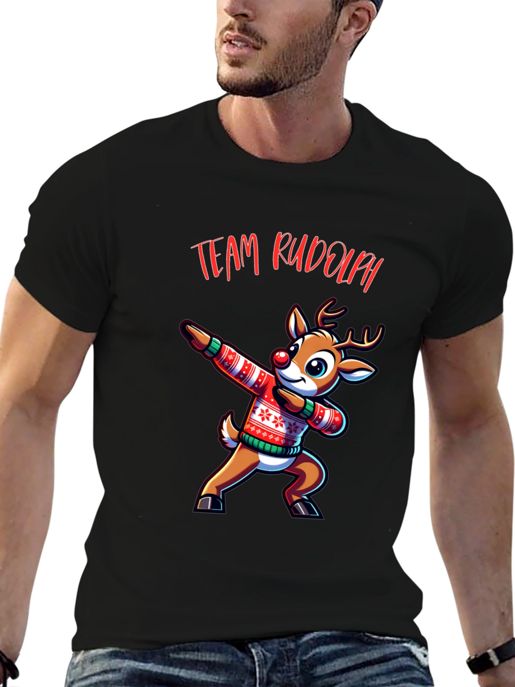 Team Rudolph Dab Christmas T-Shirt