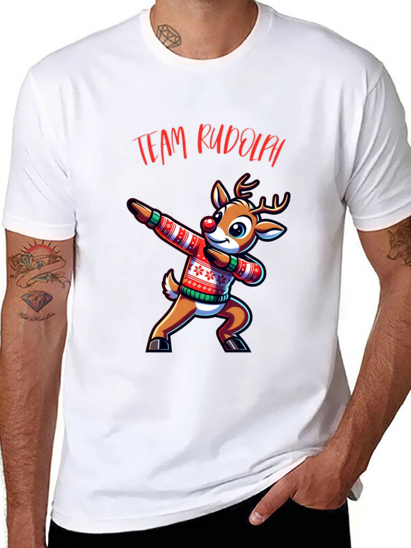 Team Rudolph Dab Christmas T-Shirt