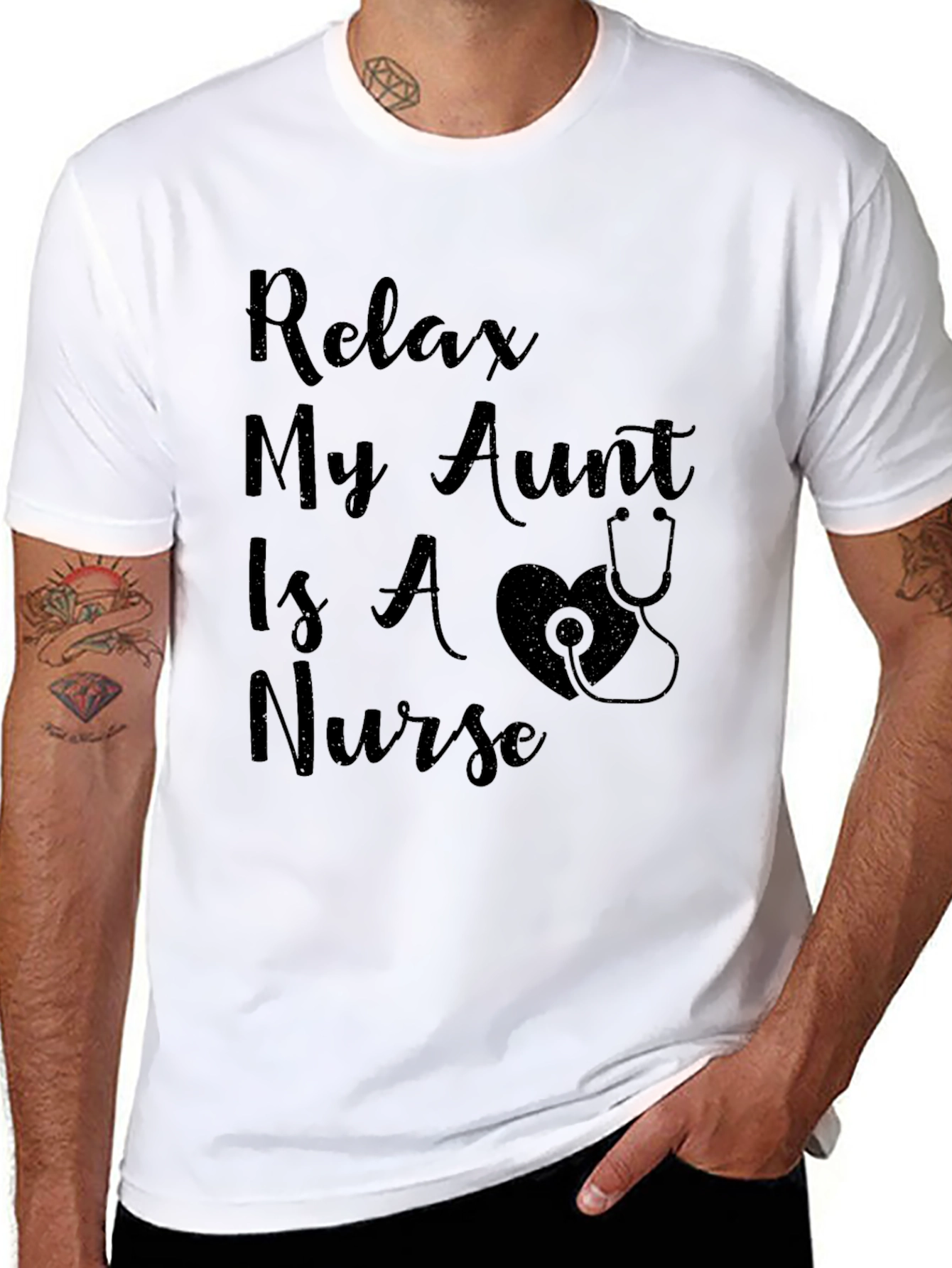 Relax My Aunt Is A Nurse T-Shirt