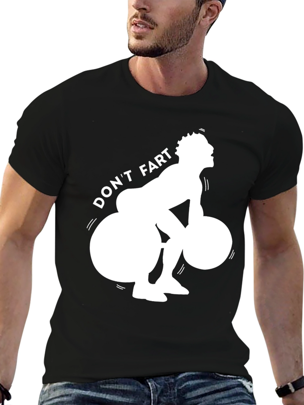 Dont Fart Weightlifting Graphic Tee