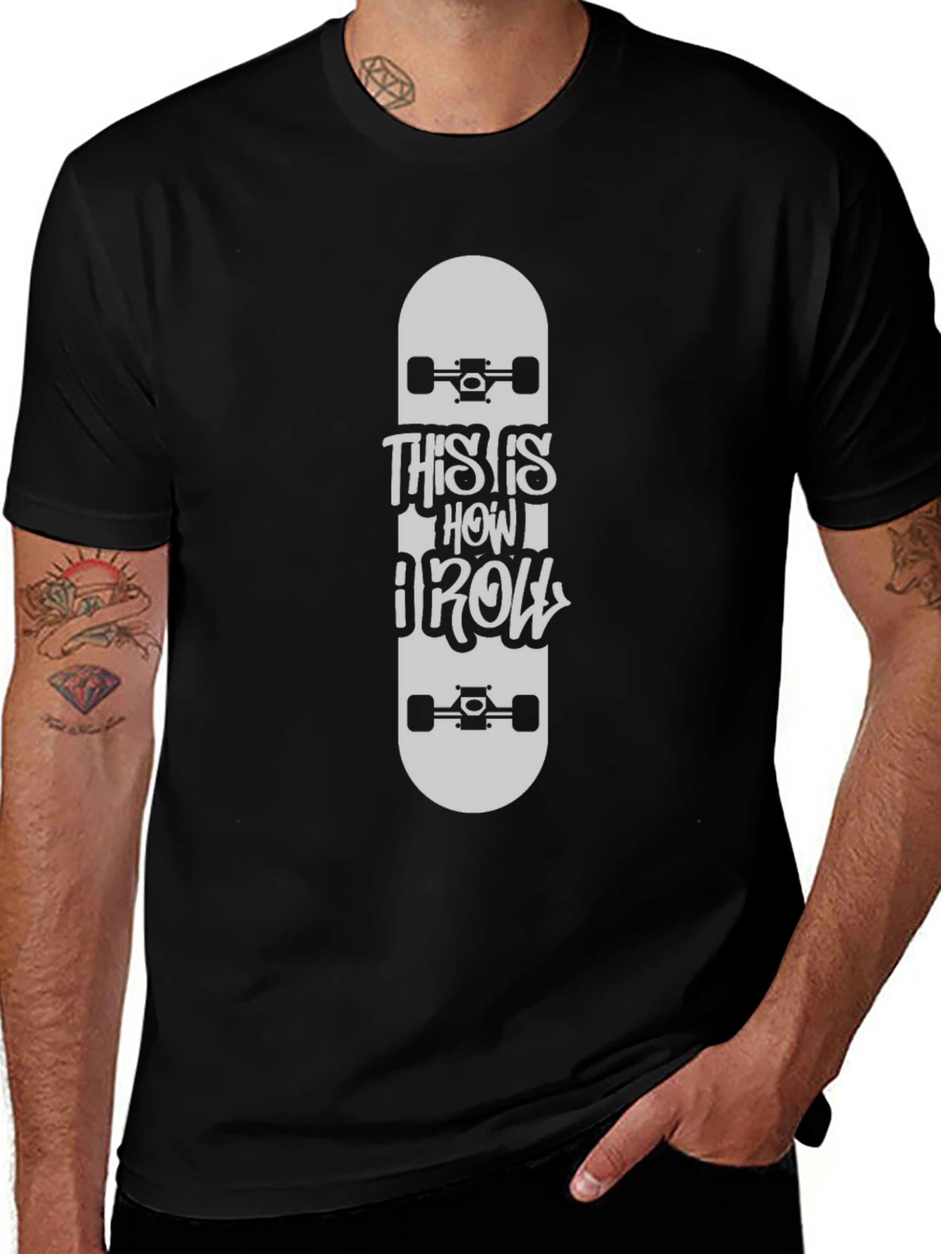 This Is How I Roll Skateboard T-Shirt
