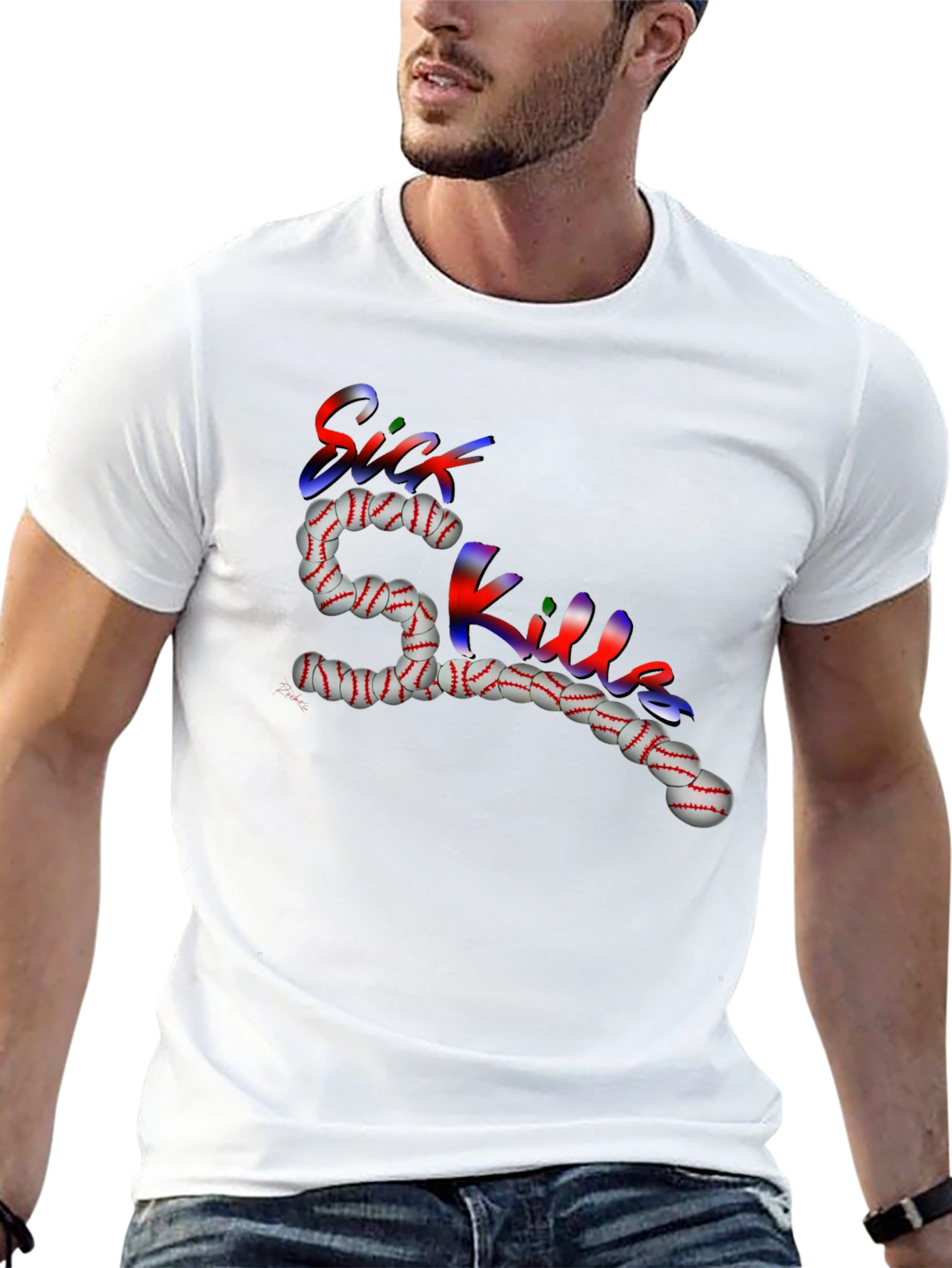 Sick Skills Baseball Graphic Tee