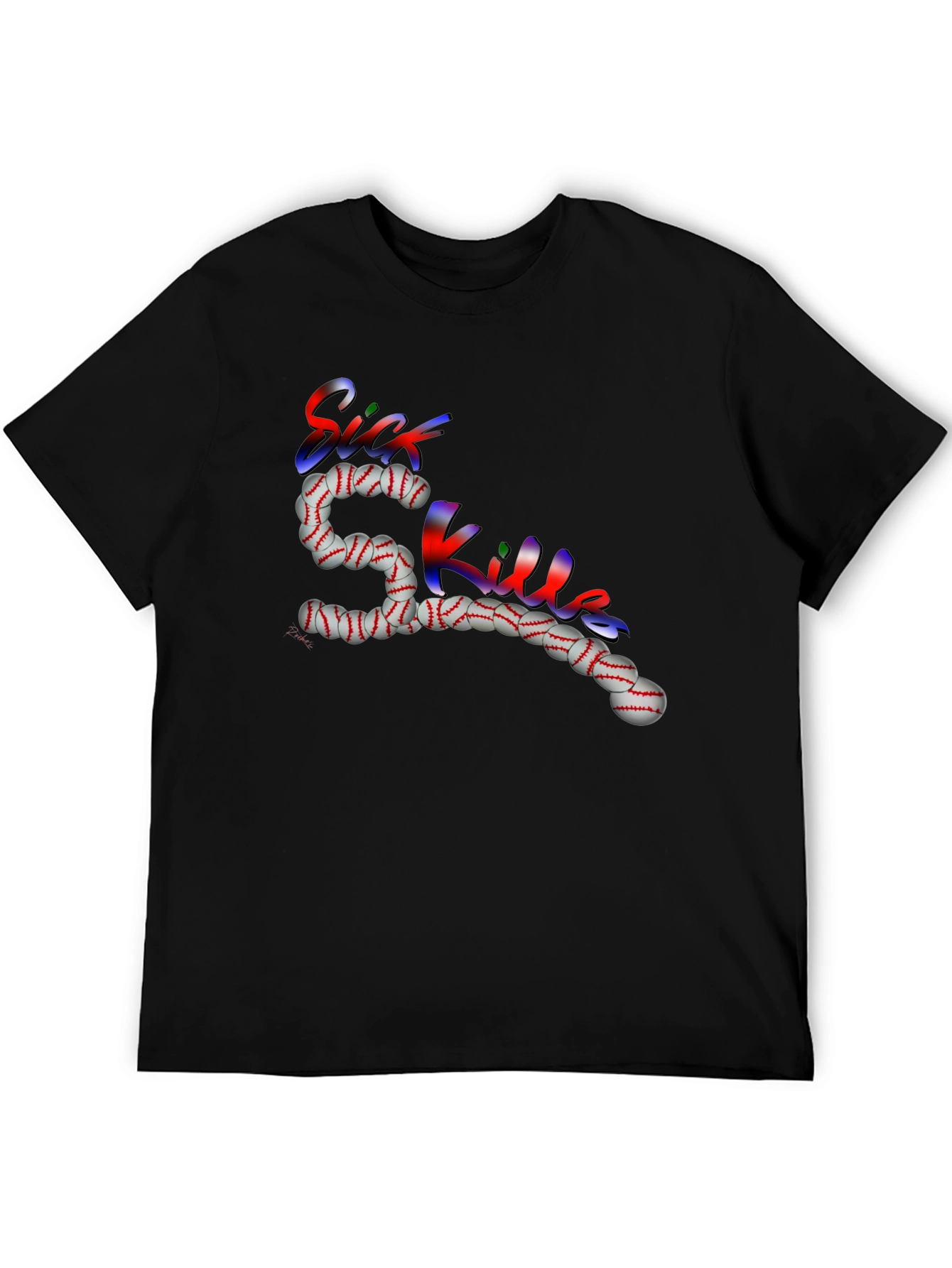 Sick Skills Baseball Graphic Tee