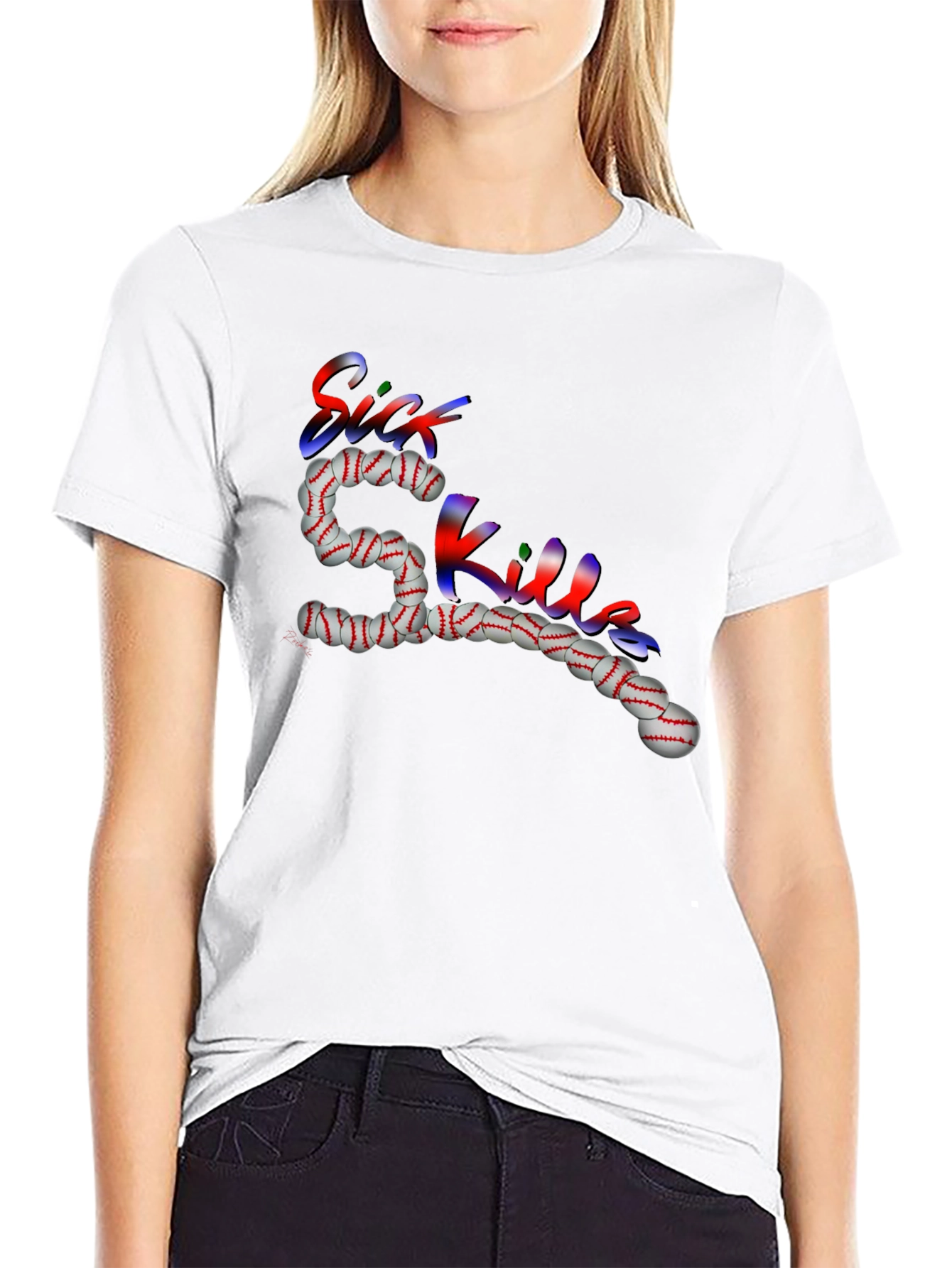 Sick Skills Baseball Graphic Tee