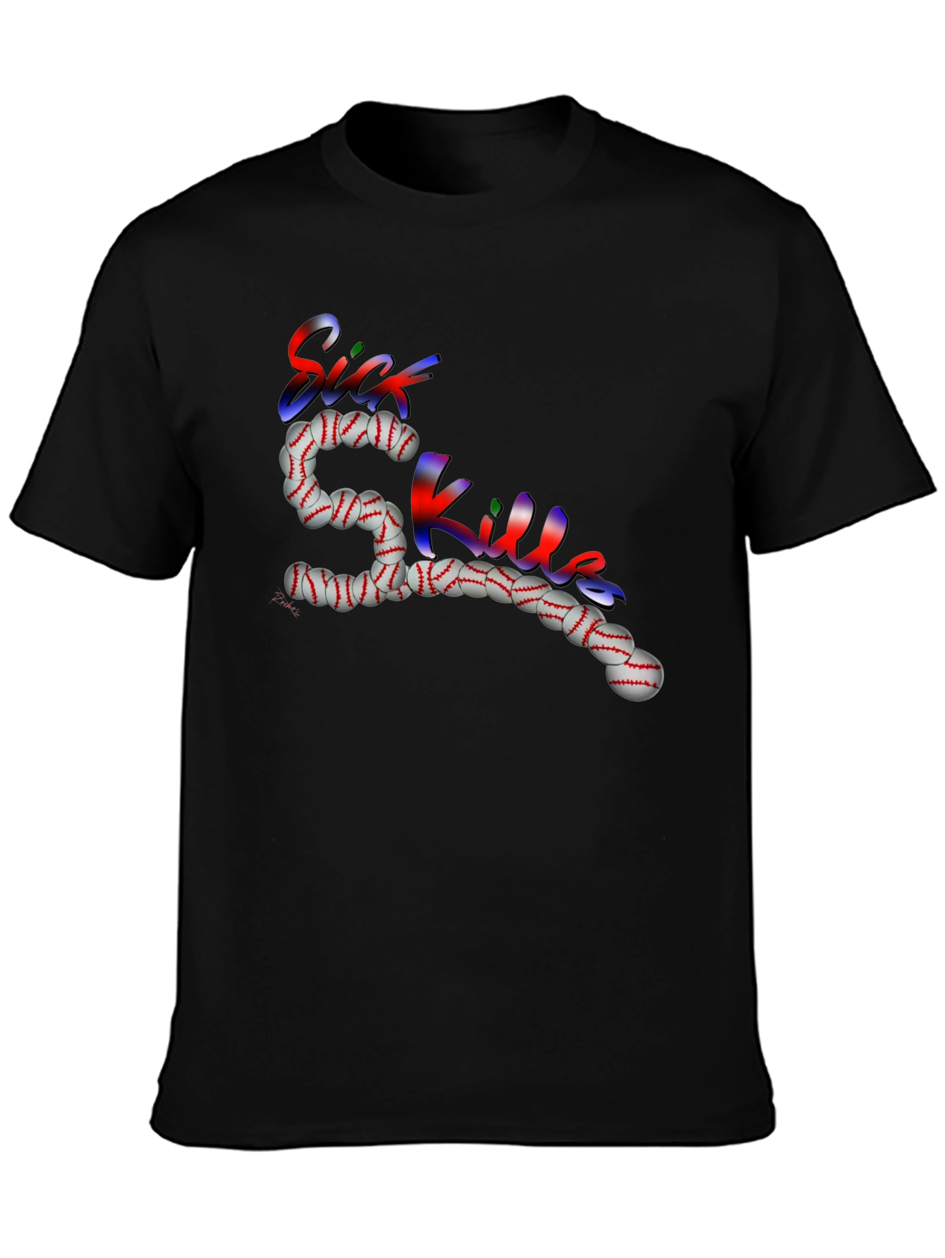 Sick Skills Baseball Graphic Tee