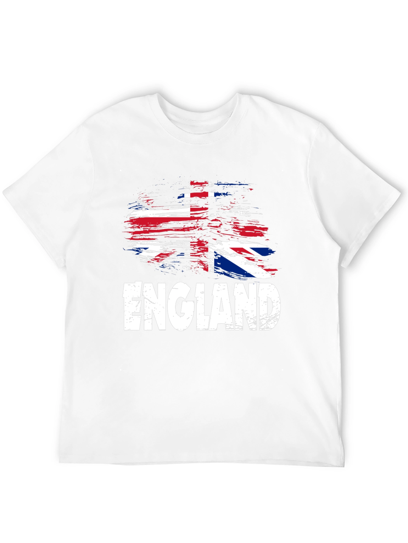 England Flag Graphic T-Shirt - Black