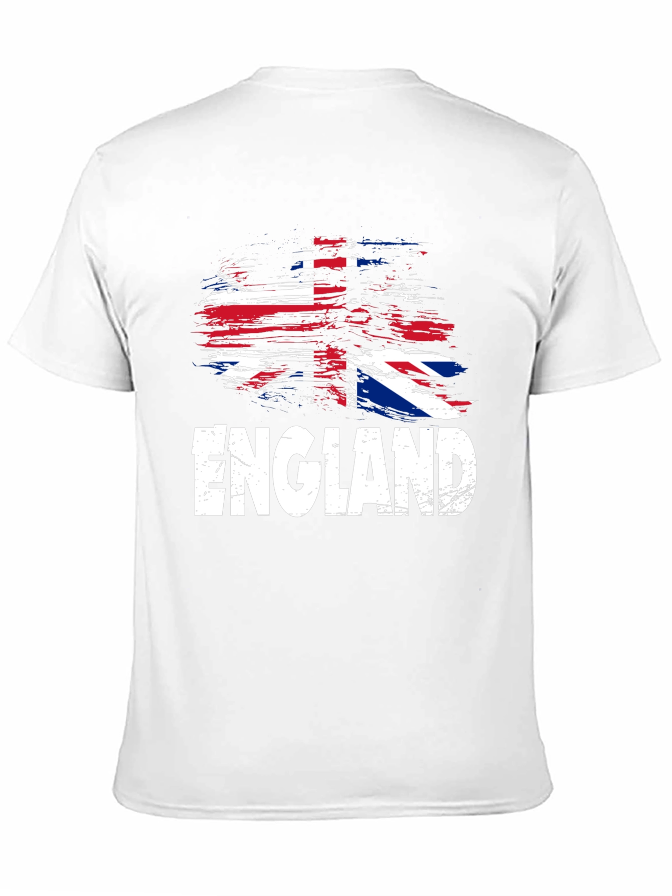 England Flag Graphic T-Shirt - Black