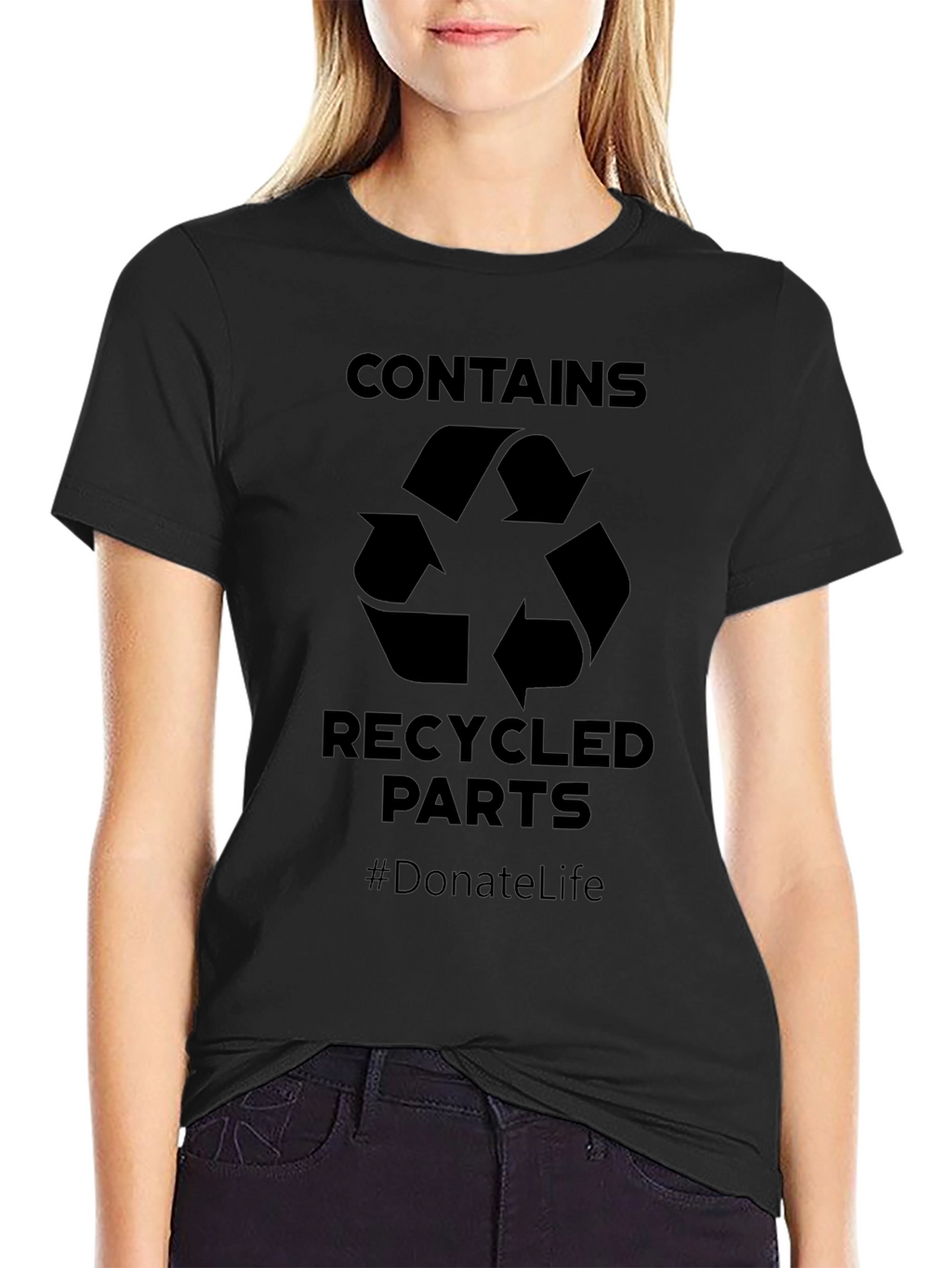 Contains Recycled Parts T-Shirt - Donate Life