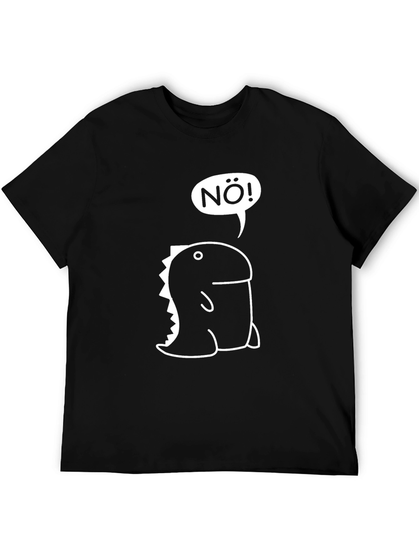 Dino Nö! Black T-Shirt