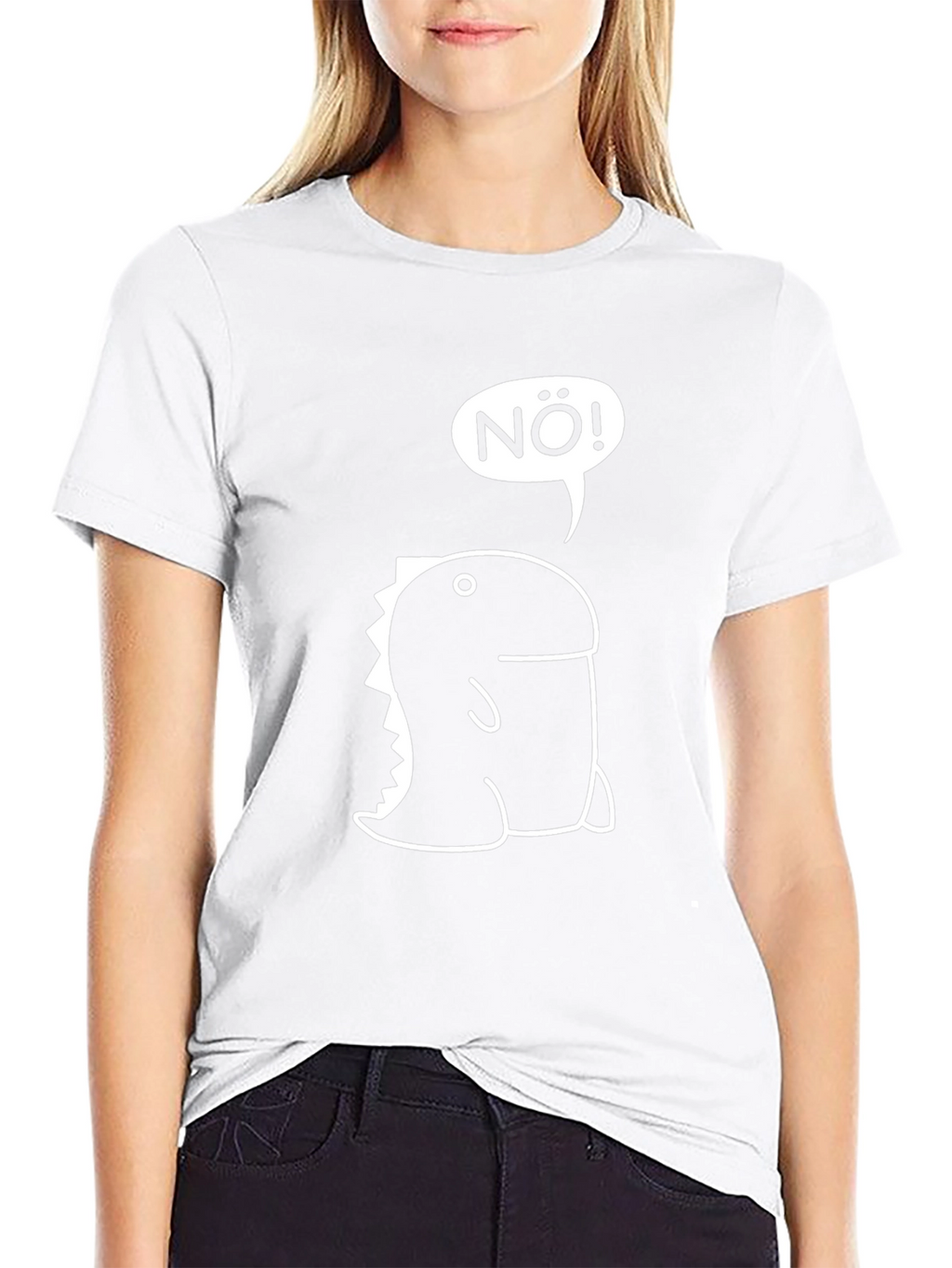 Dino Nö! Black T-Shirt