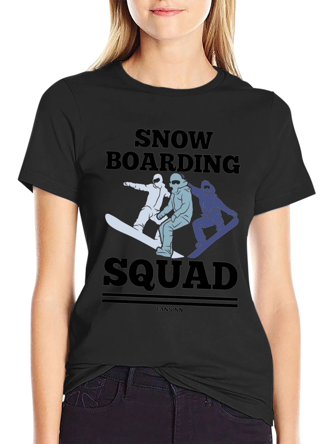 Snowboarding Squad Graphic Tee - Cool Winter Sports T-Shirt