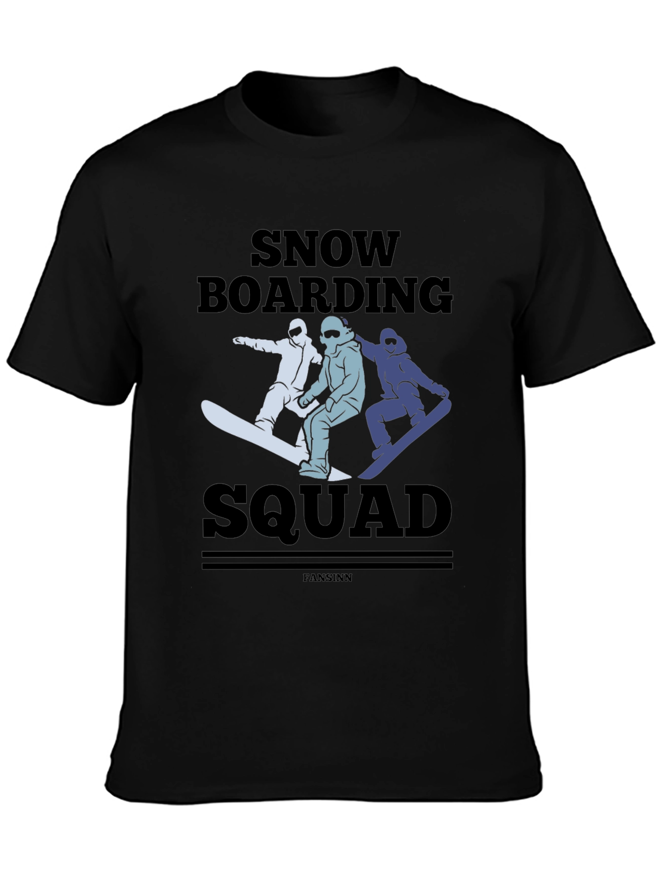 Snowboarding Squad Graphic Tee - Cool Winter Sports T-Shirt