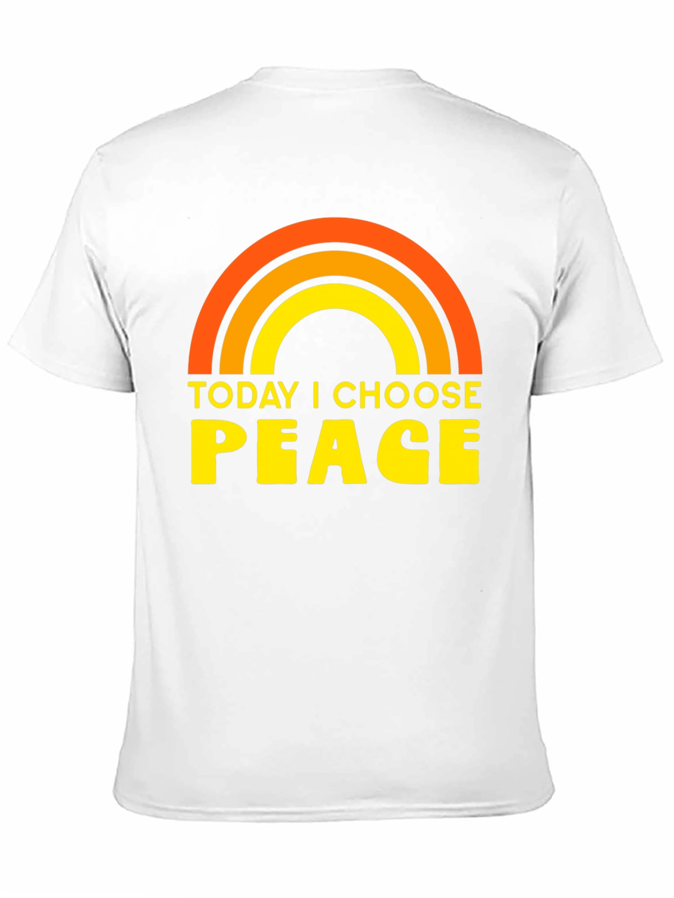 Today I Choose Peace Rainbow Graphic Tee