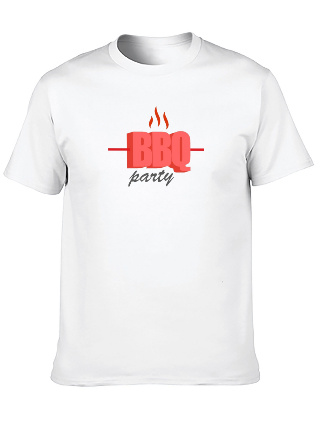 BBQ Party Graphic Black T-Shirt
