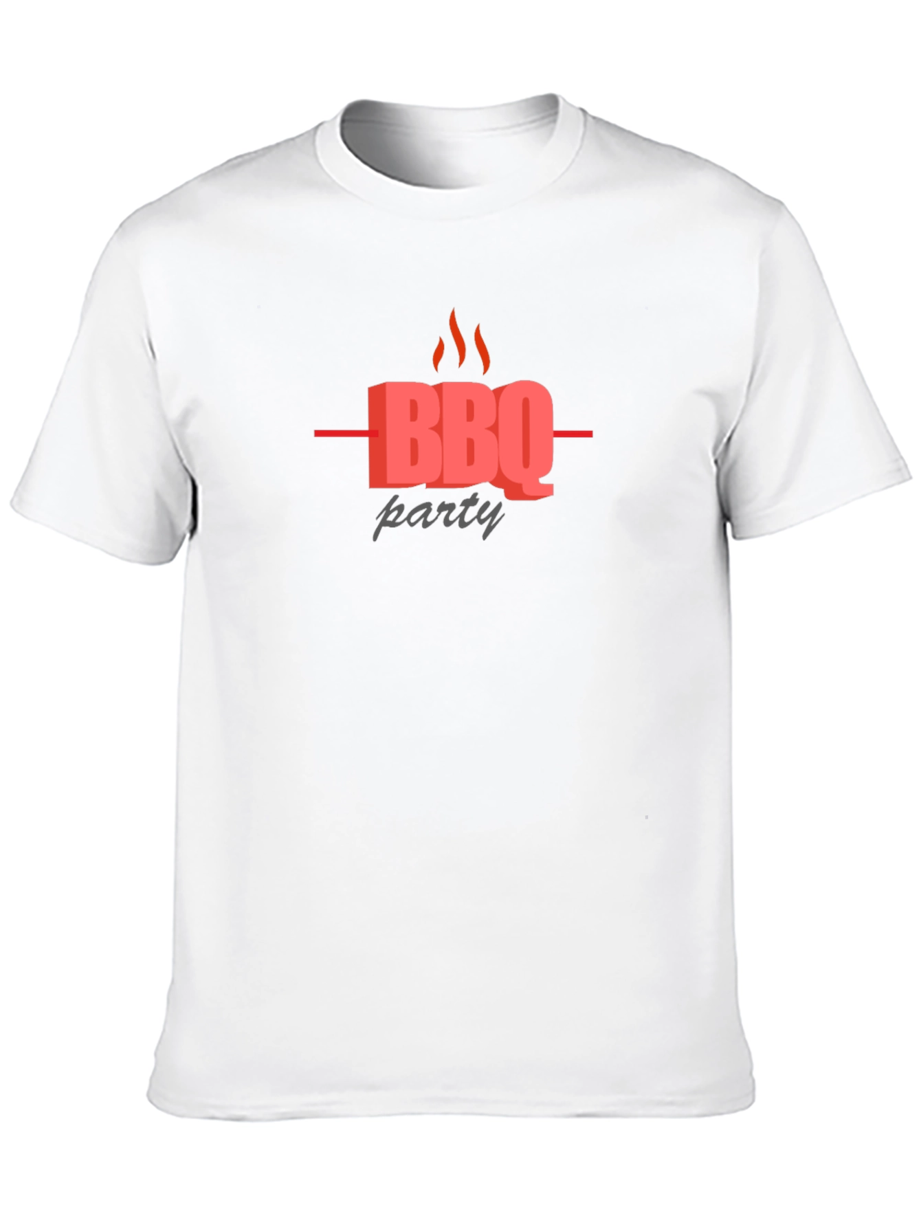 BBQ Party Graphic Black T-Shirt