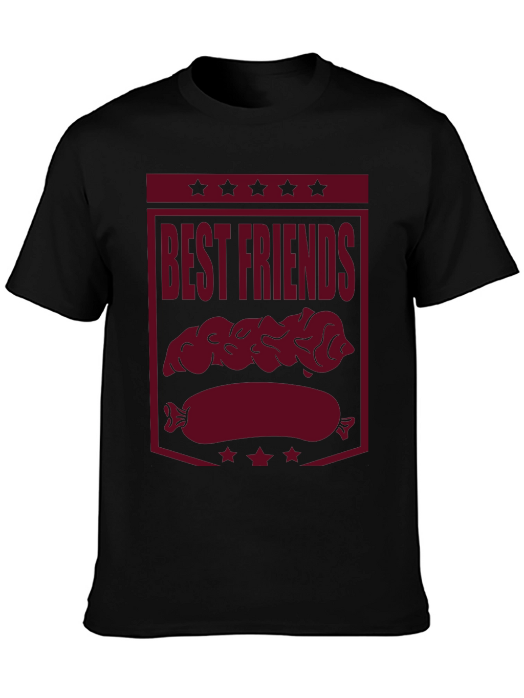 Best Friends Bratwurst Funny Graphic Tee