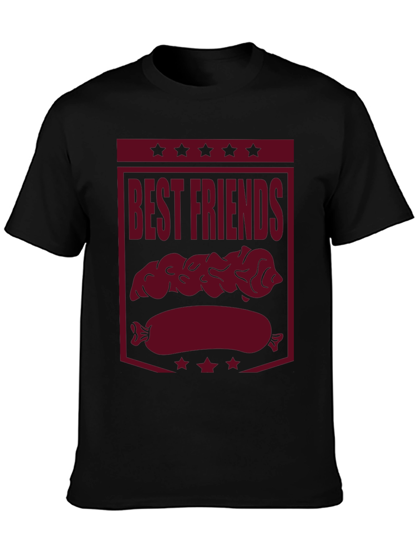 Best Friends Bratwurst Funny Graphic Tee