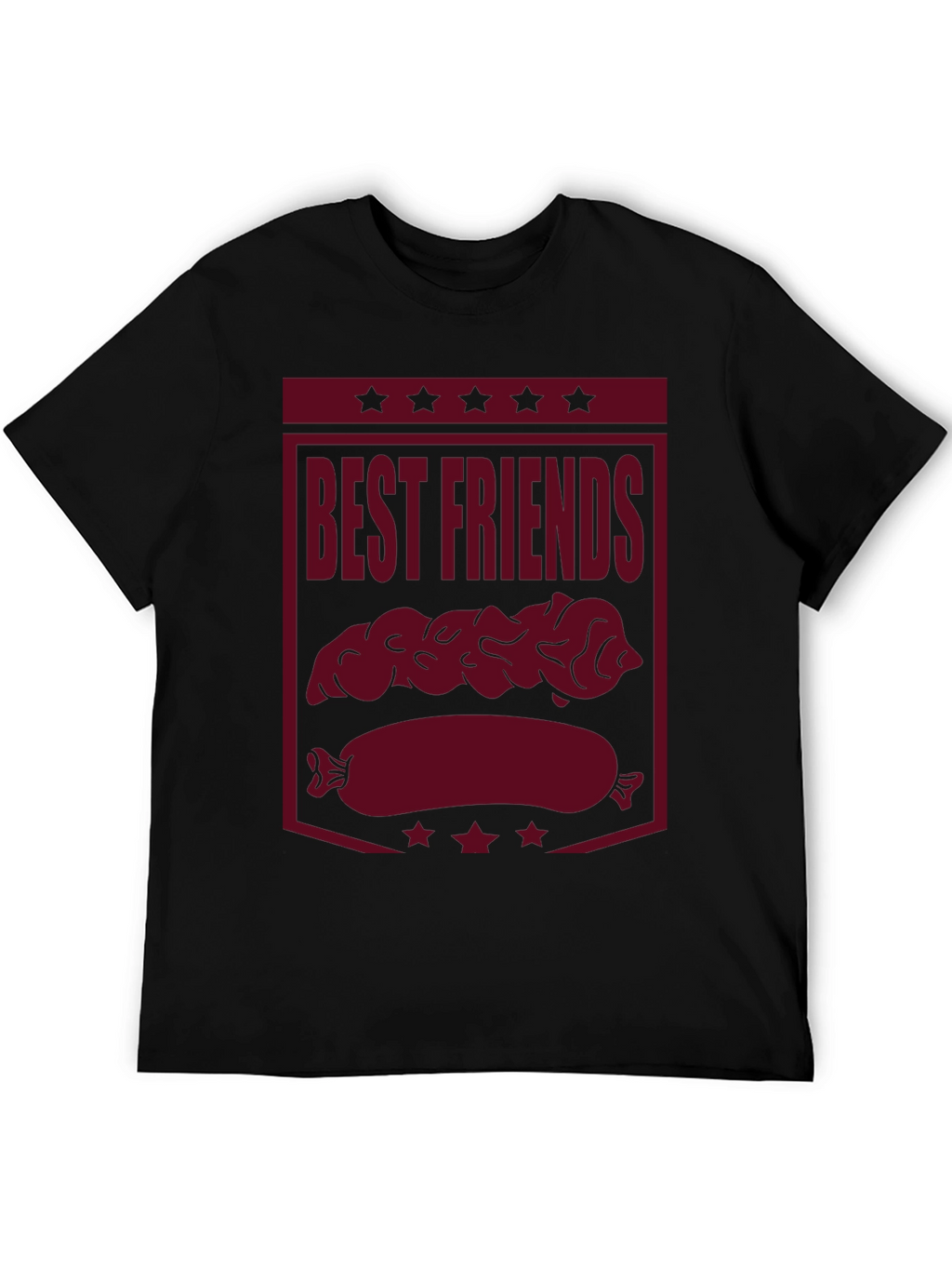 Best Friends Bratwurst Funny Graphic Tee