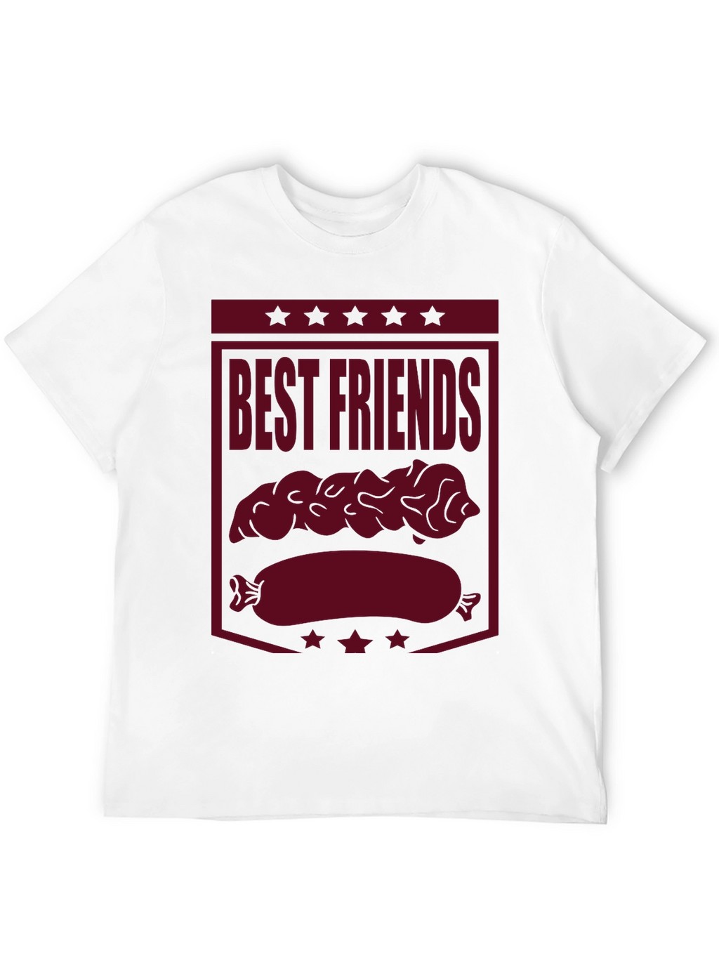 Best Friends Bratwurst Funny Graphic Tee