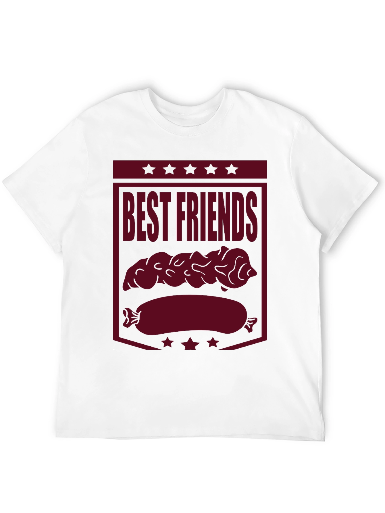 Best Friends Bratwurst Funny Graphic Tee