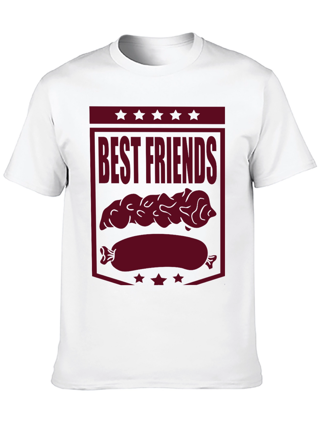 Best Friends Bratwurst Funny Graphic Tee