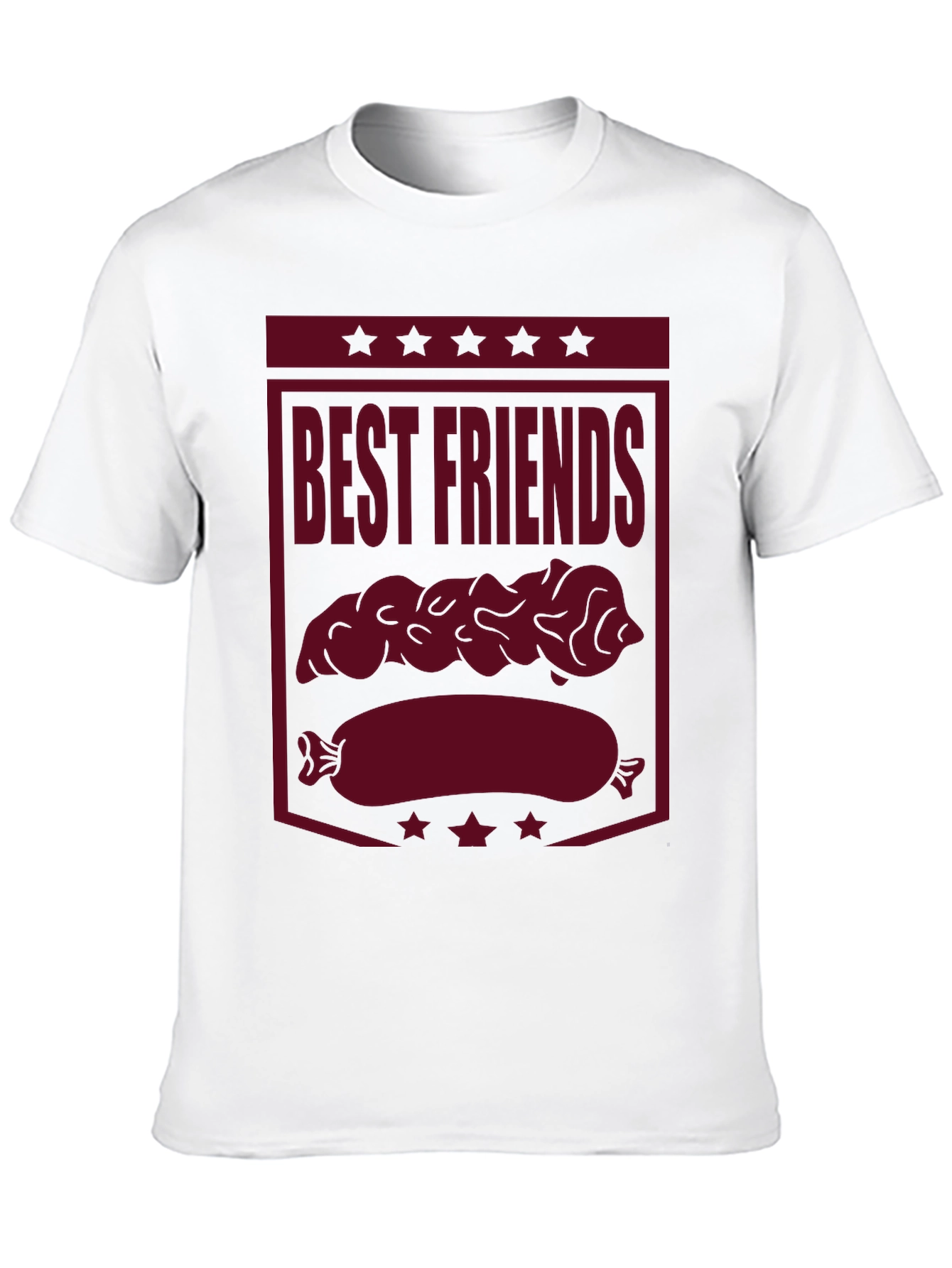 Best Friends Bratwurst Funny Graphic Tee
