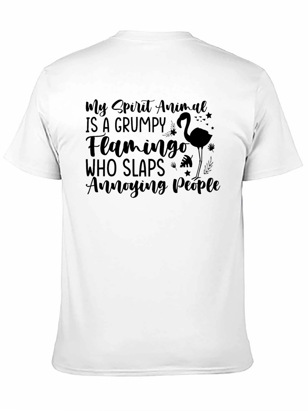 Grumpy Flamingo T-Shirt - Funny Animal Tee