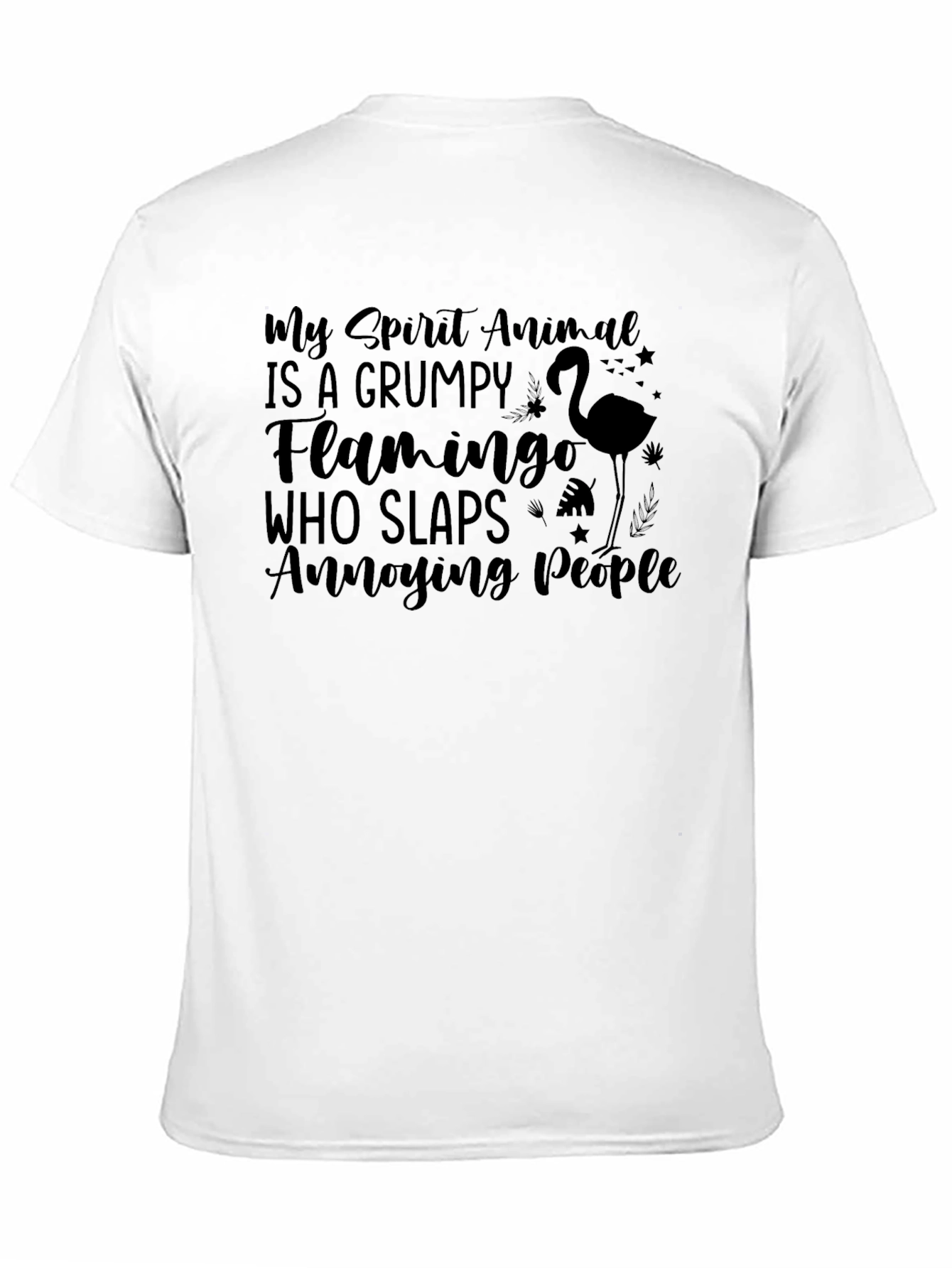 Grumpy Flamingo T-Shirt - Funny Animal Tee