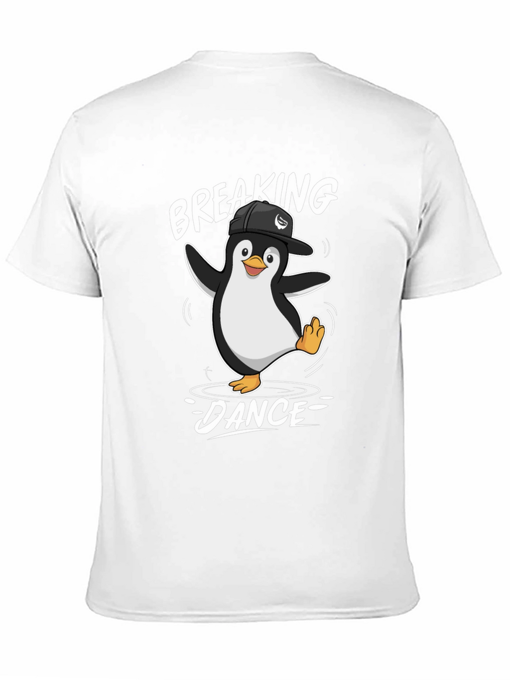 Breaking Dance Penguin T-Shirt - Black