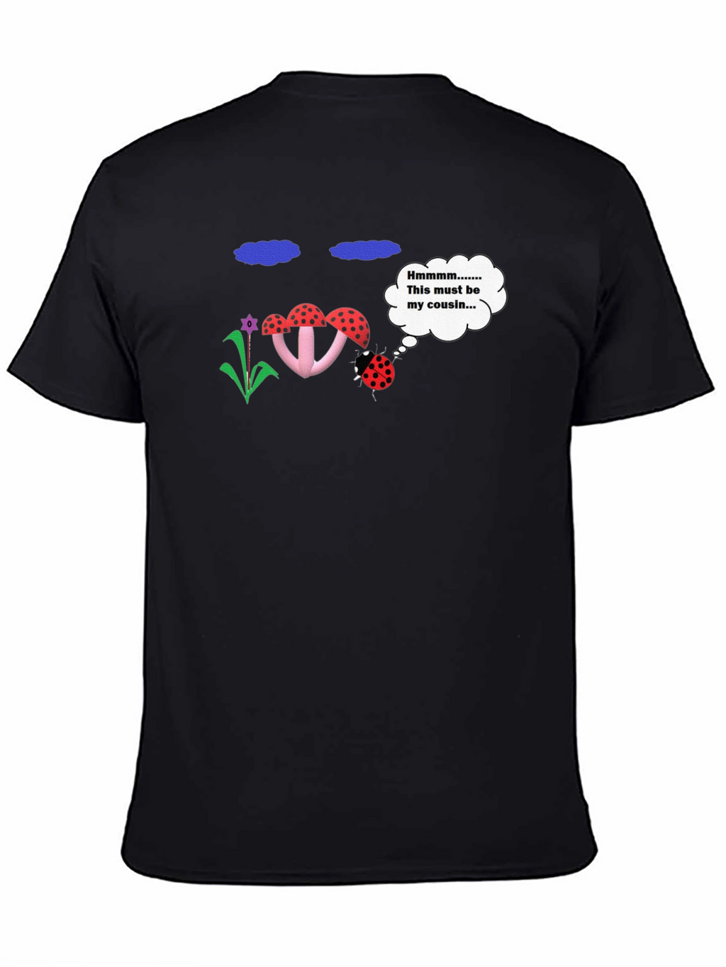 Whimsical Ladybug Cousin Graphic T-Shirt