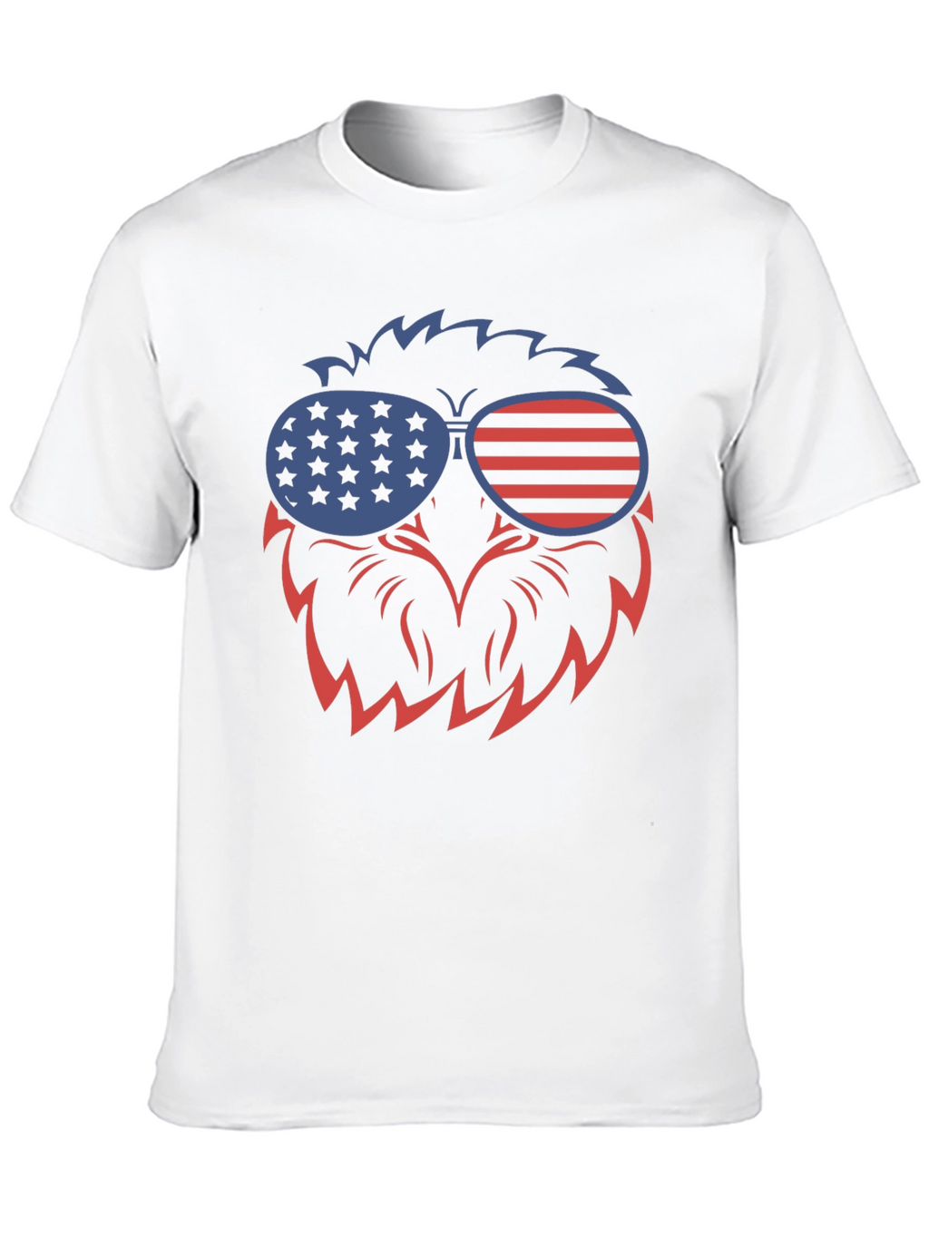 Patriotic Eagle Sunglasses Graphic T-Shirt