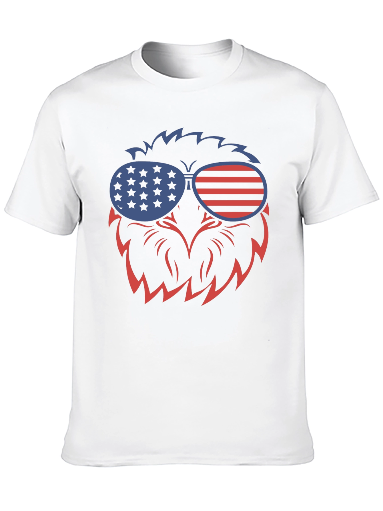 Patriotic Eagle Sunglasses Graphic T-Shirt