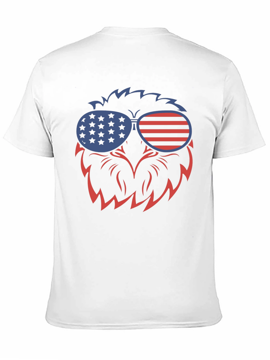 Patriotic Eagle Sunglasses Graphic T-Shirt