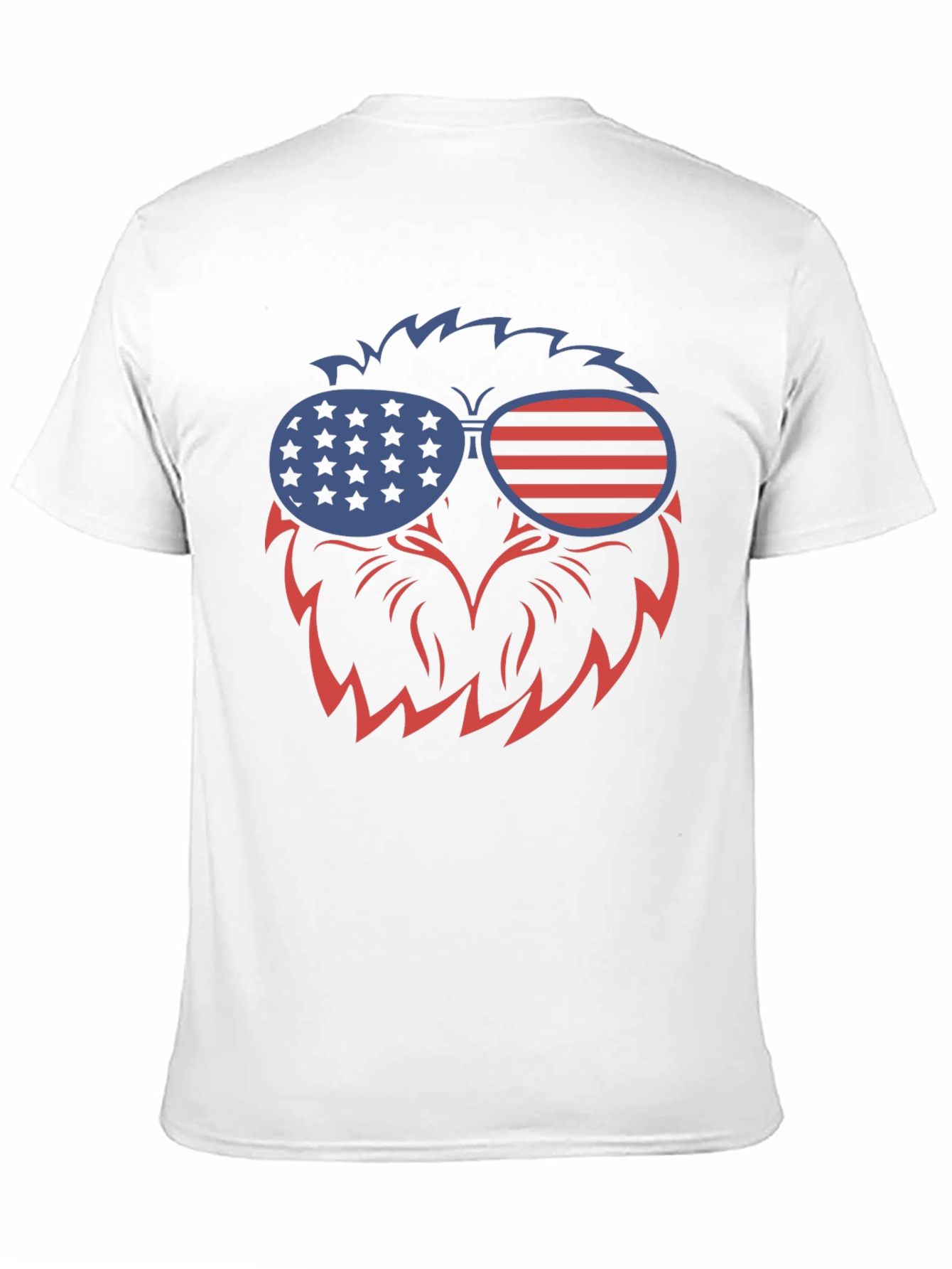 Patriotic Eagle Sunglasses Graphic T-Shirt