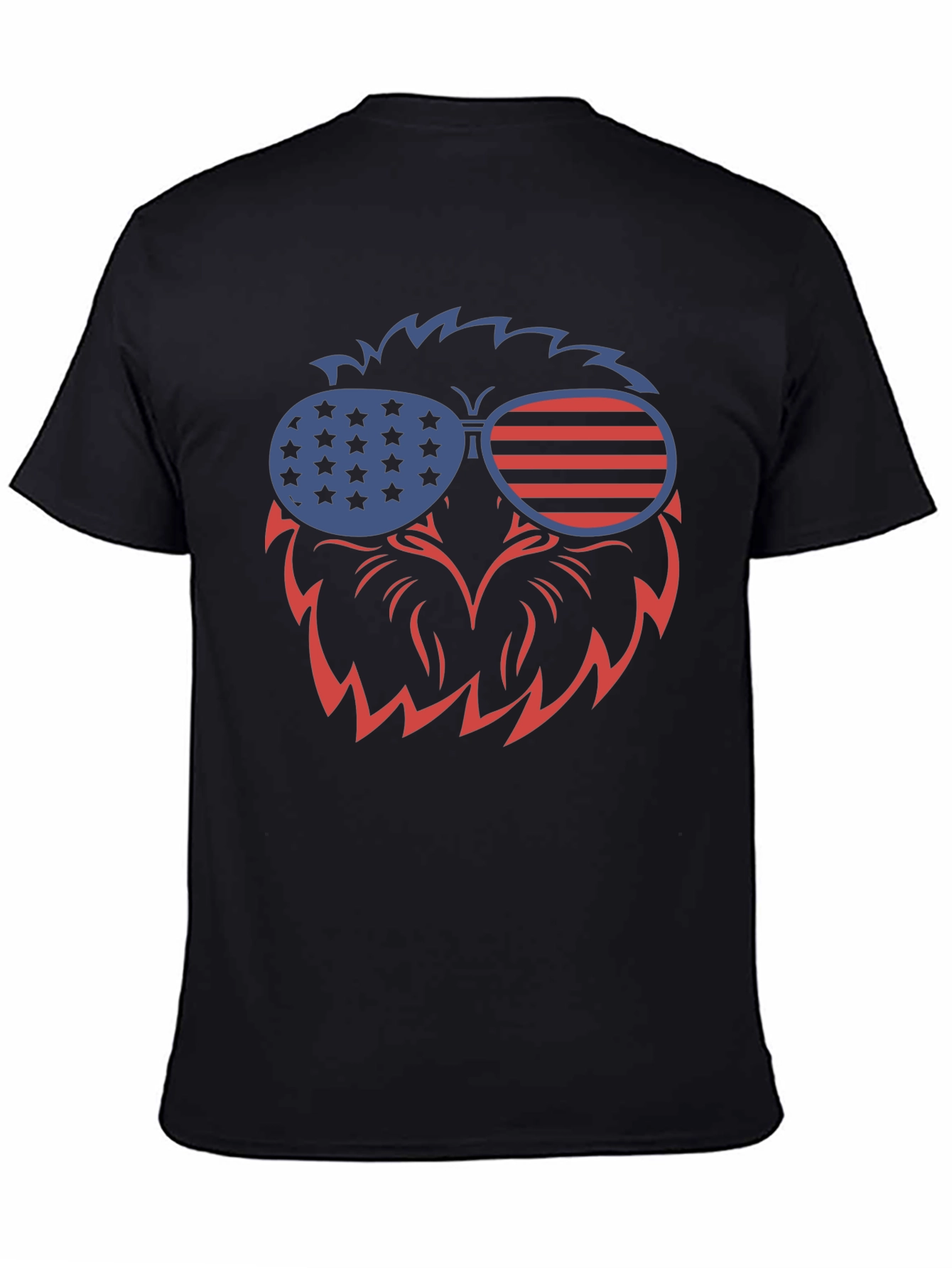 Patriotic Eagle Sunglasses Graphic T-Shirt