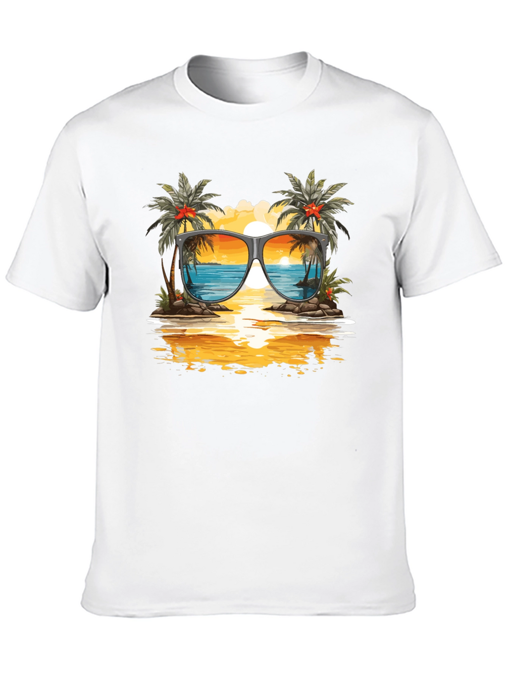 Sunset Beach Sunglasses T-Shirt
