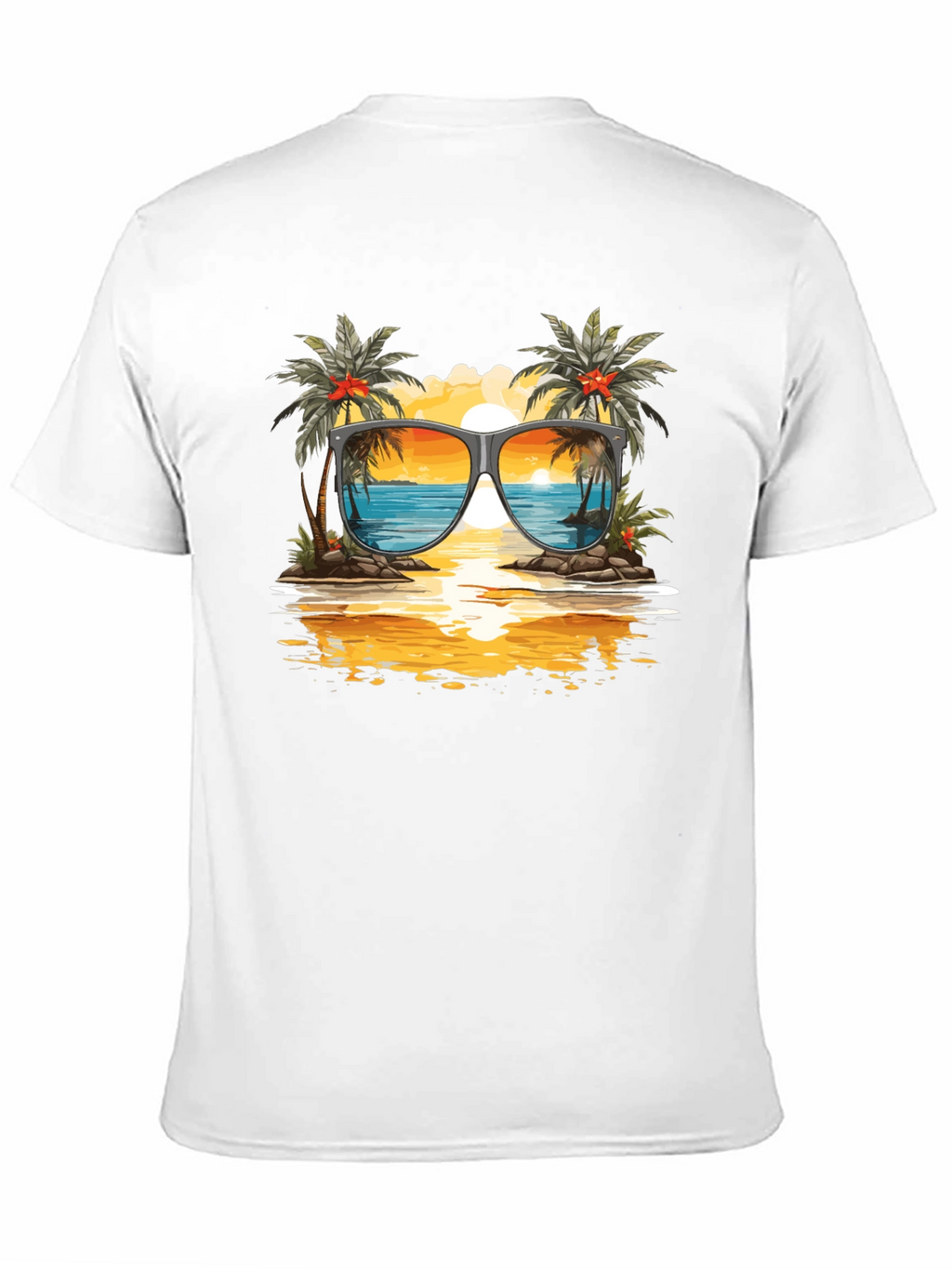 Sunset Beach Sunglasses T-Shirt